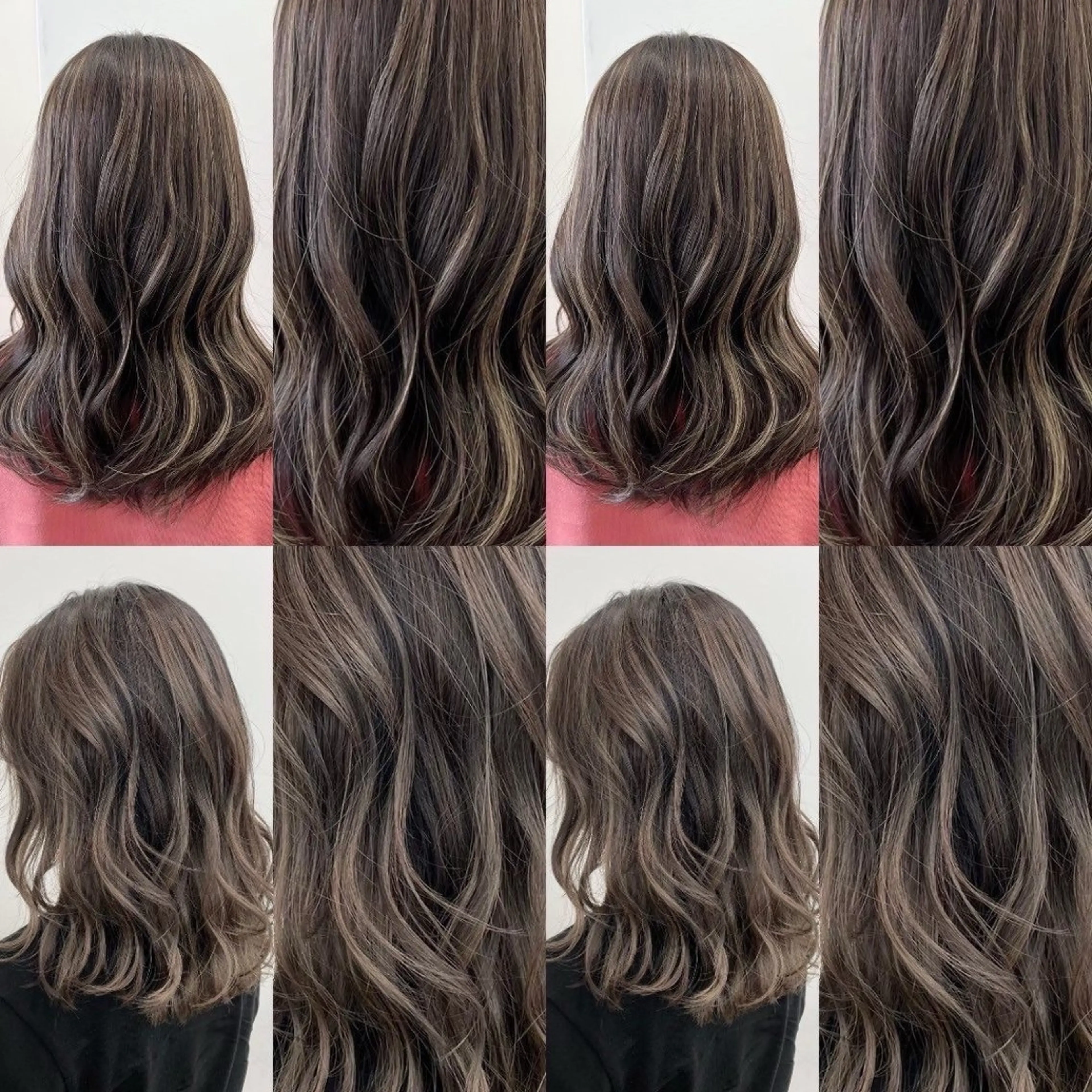 セミロング カラー ✨韓国艶髪✨ケア ブリーチ🫧アキラのヘアスタイル