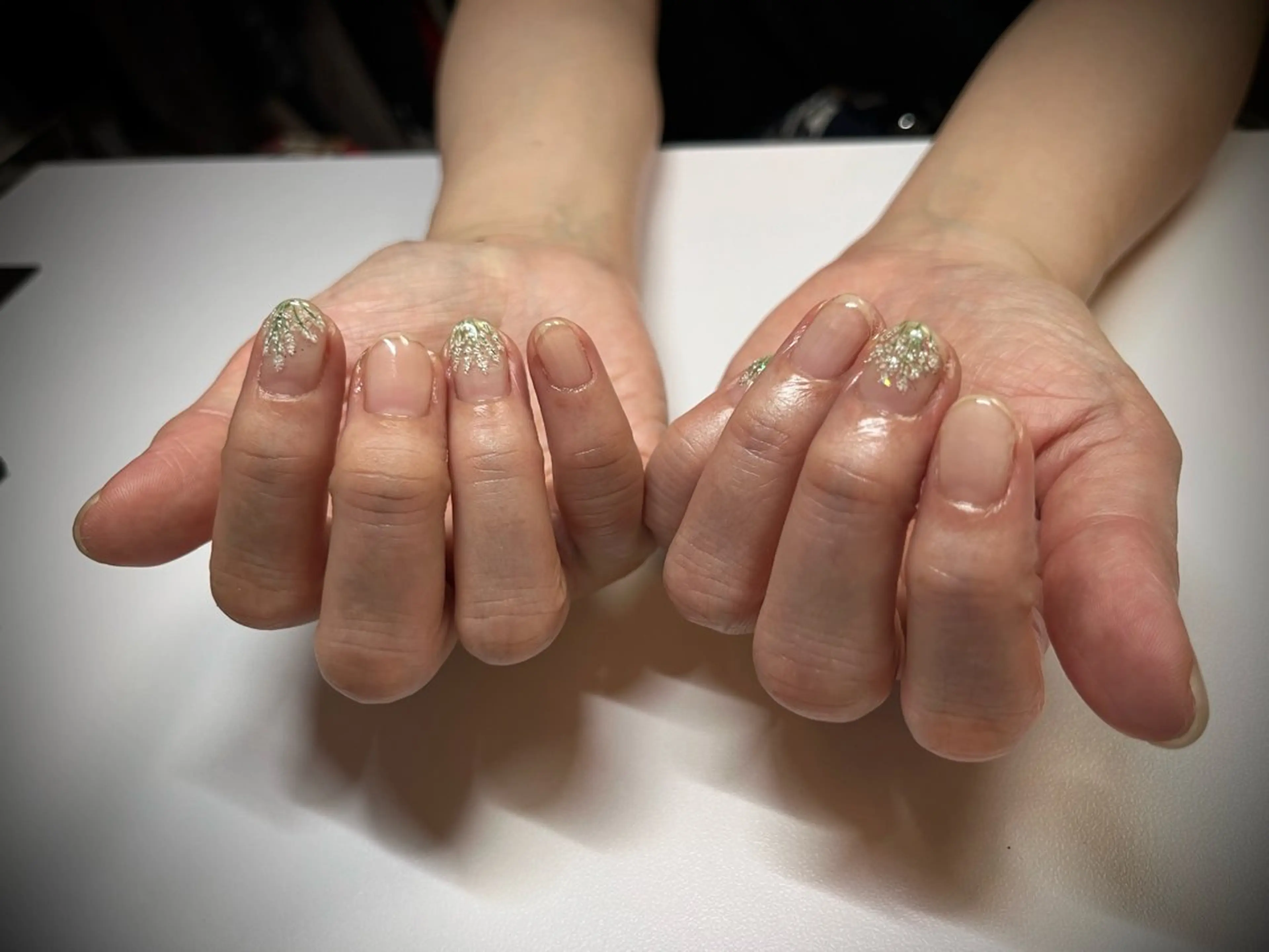 ネイル アートネイル クリアネイル ジェルネイル パラジェル ハンドネイル himitsu kichiのネイルデザイン