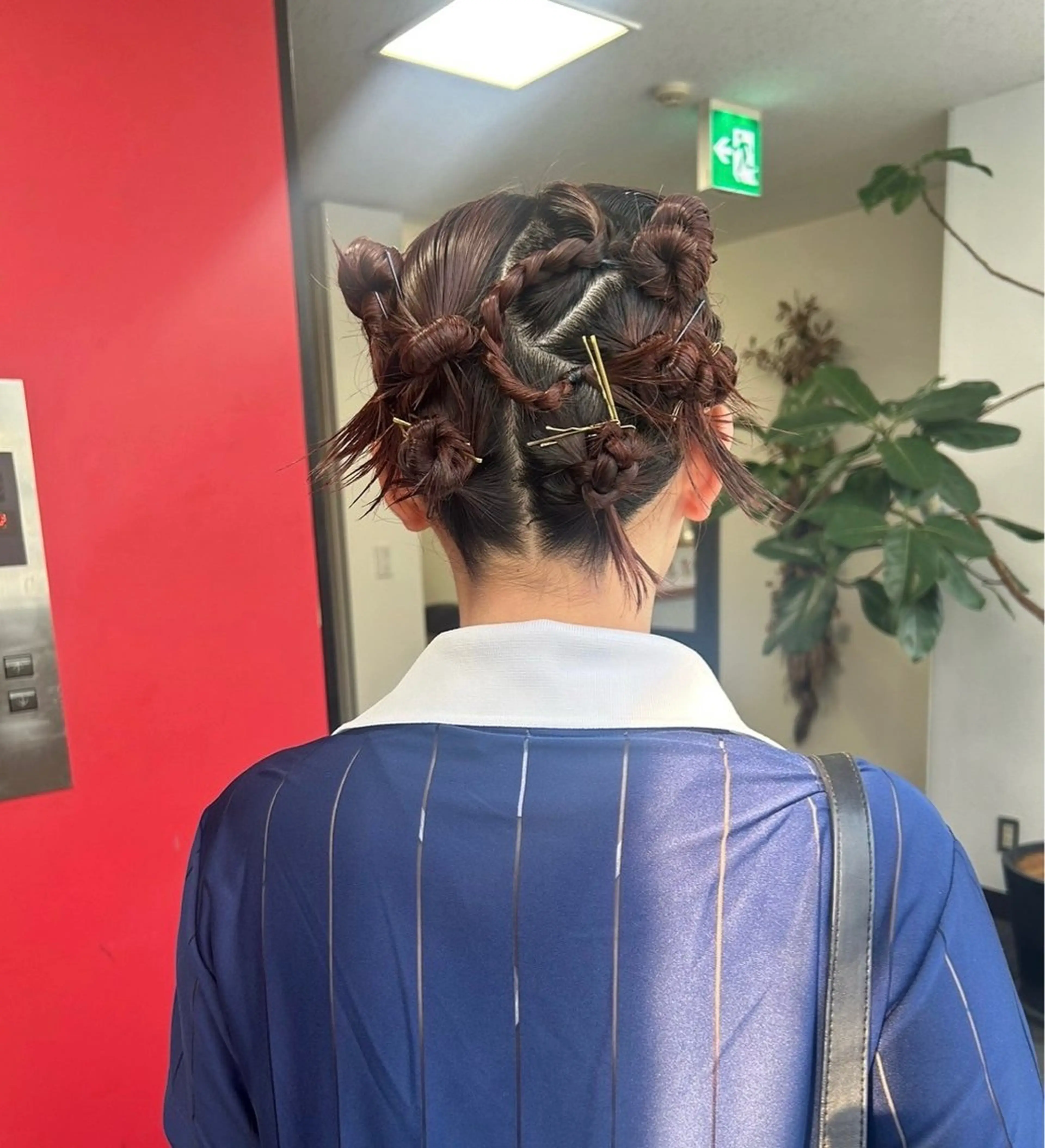 ヘアアレンジ 市川 蘭のヘアスタイル