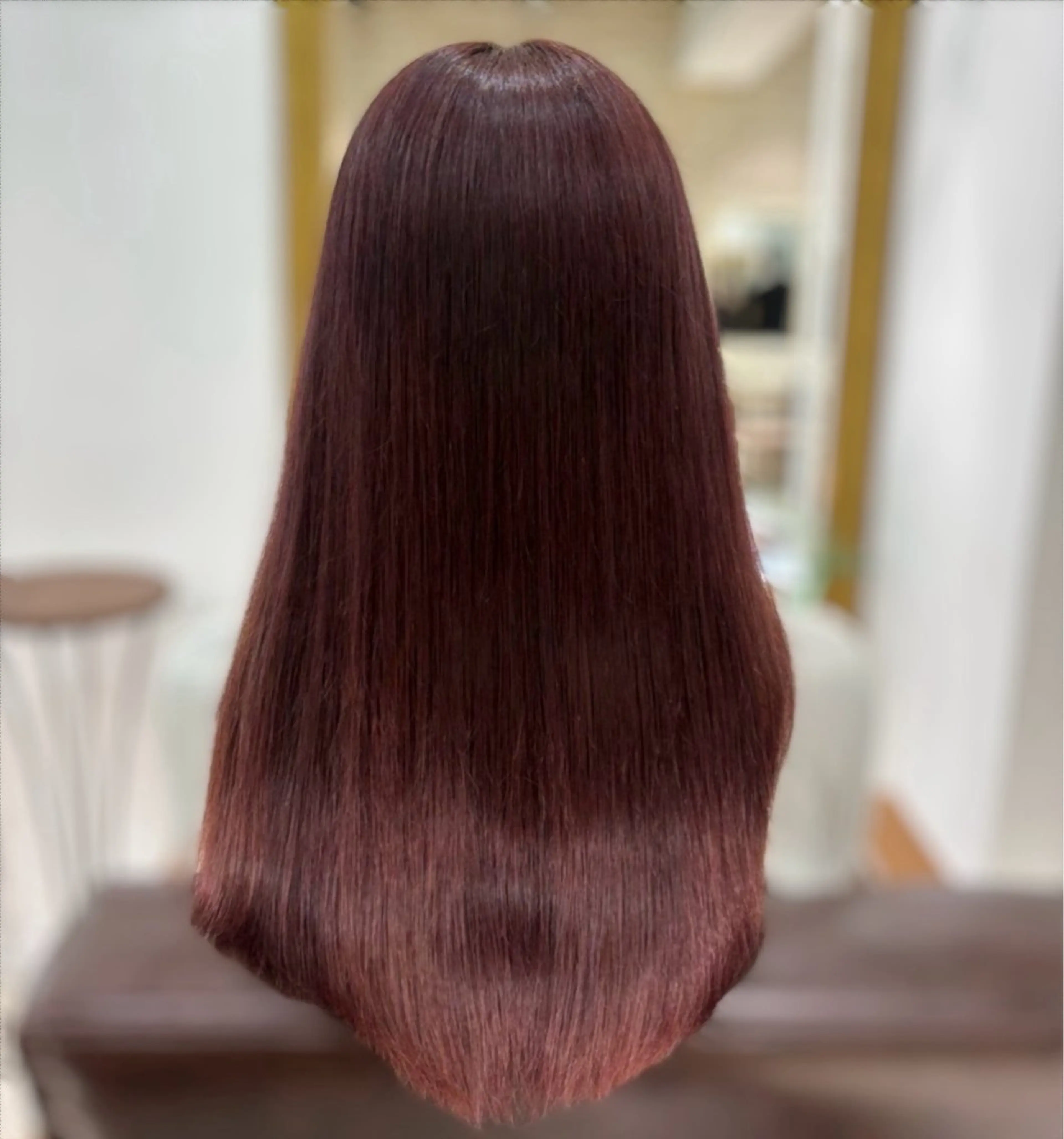 ロング 縮毛矯正 つや髪ᰔᩚ暖色 カラーYui🩰のヘアスタイル