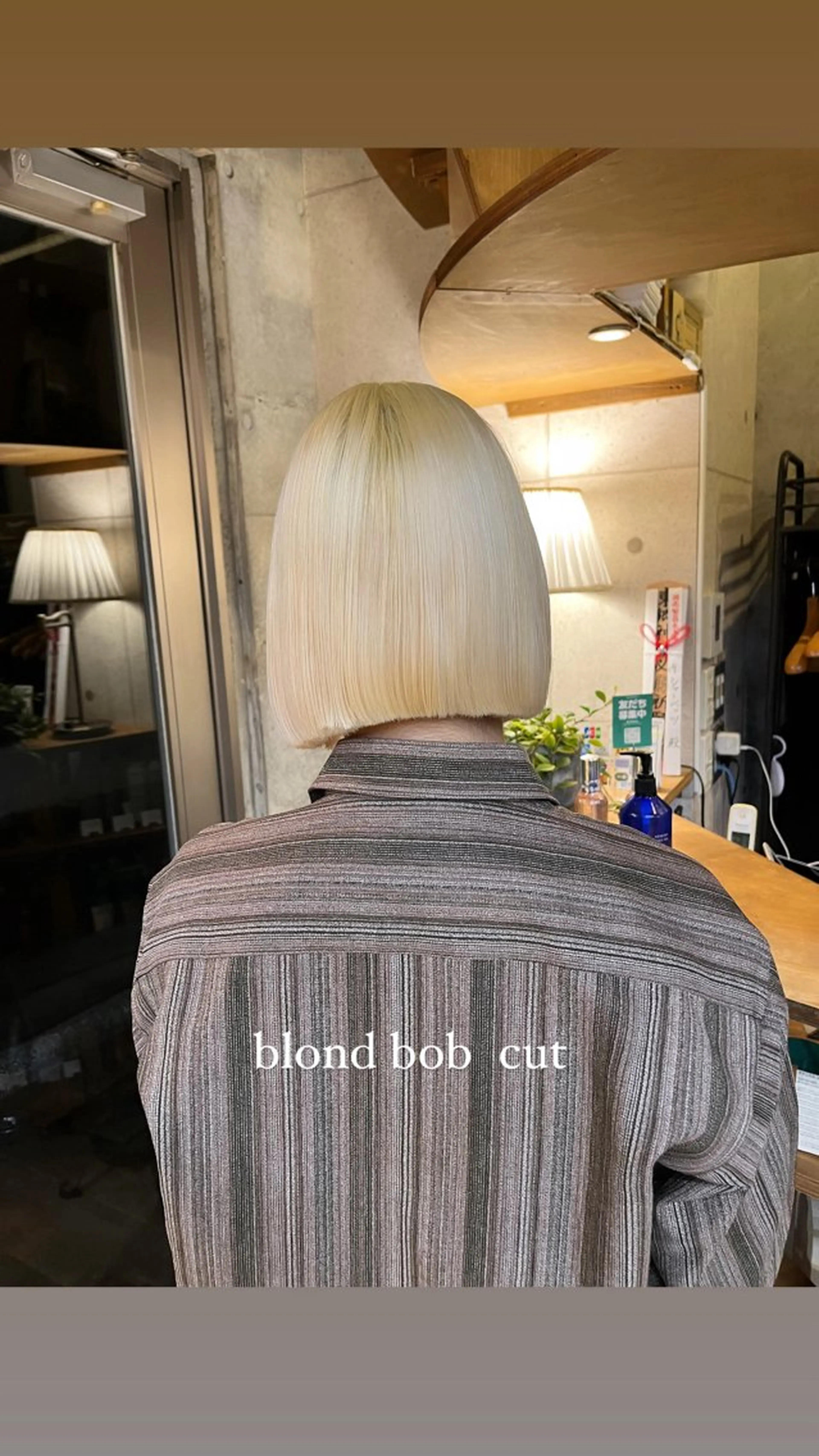 ショート カラー 🌱ぱっつとボブカ ット🌱/Ryotaのヘアスタイル