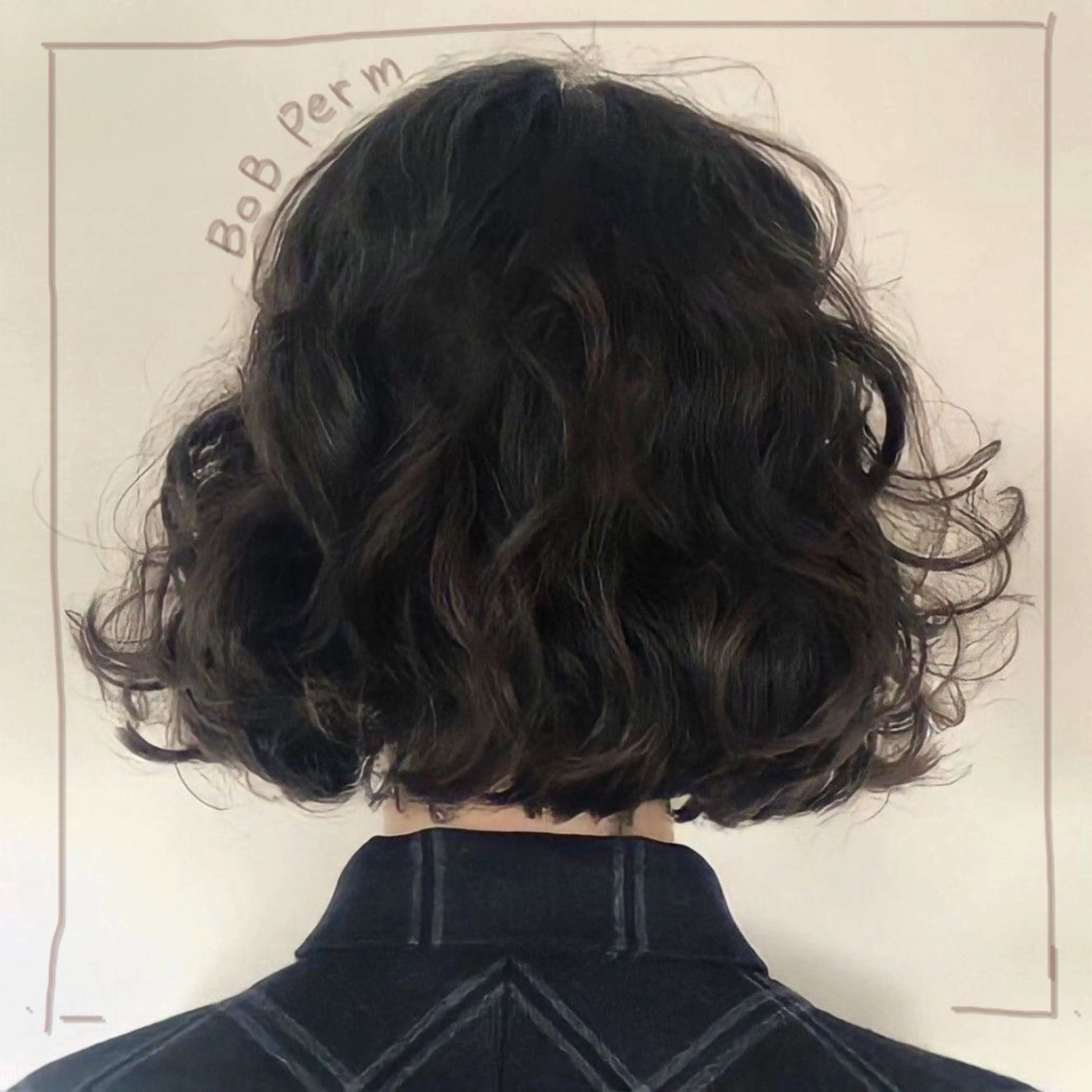 ミディアム カラー パーマ カット 表参道🌿赤み消し カラー/チナツのヘアスタイル