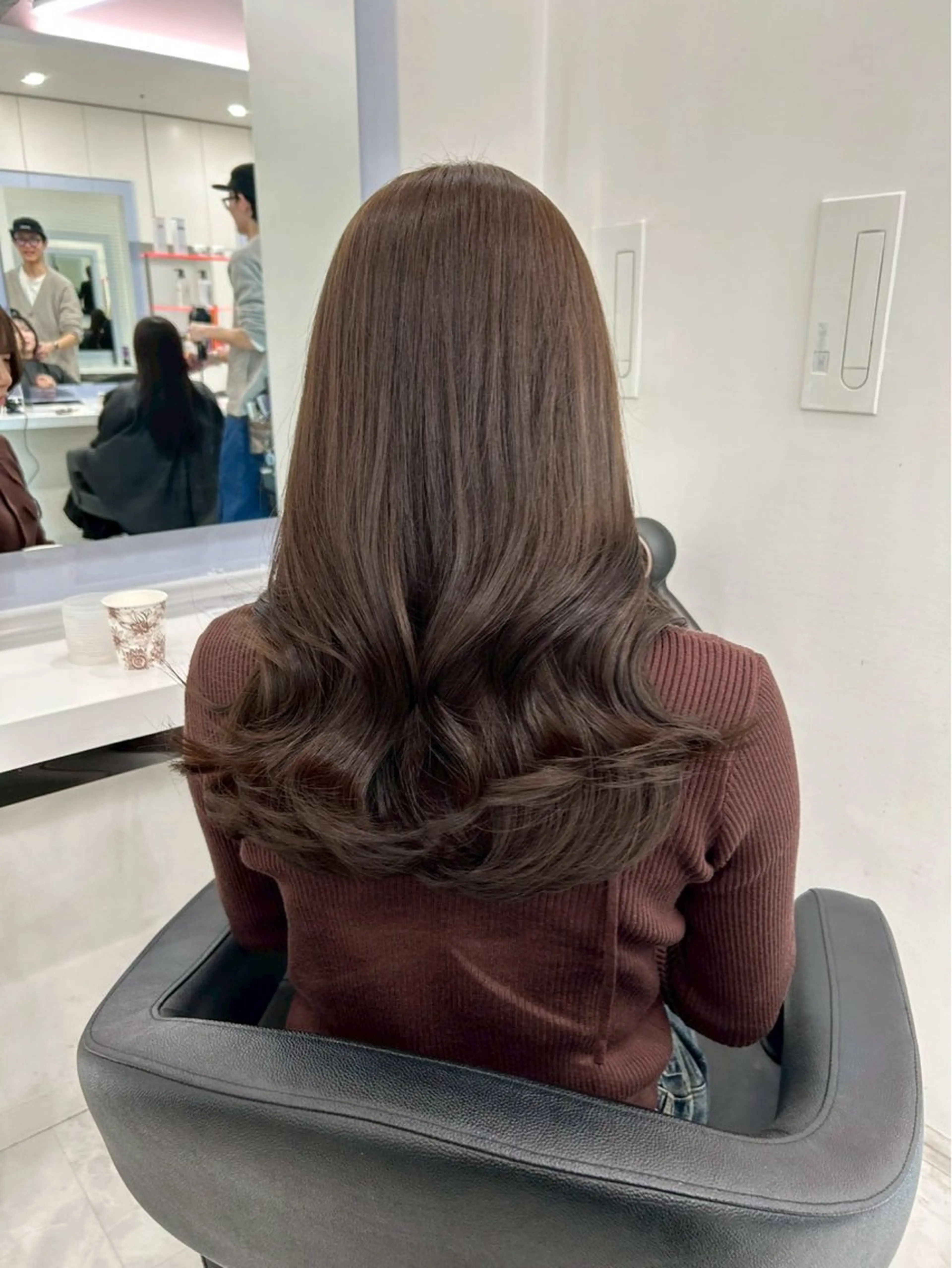 ロング ヘアカラー 🍀透明感ブラウン sakura🍀のヘアスタイル