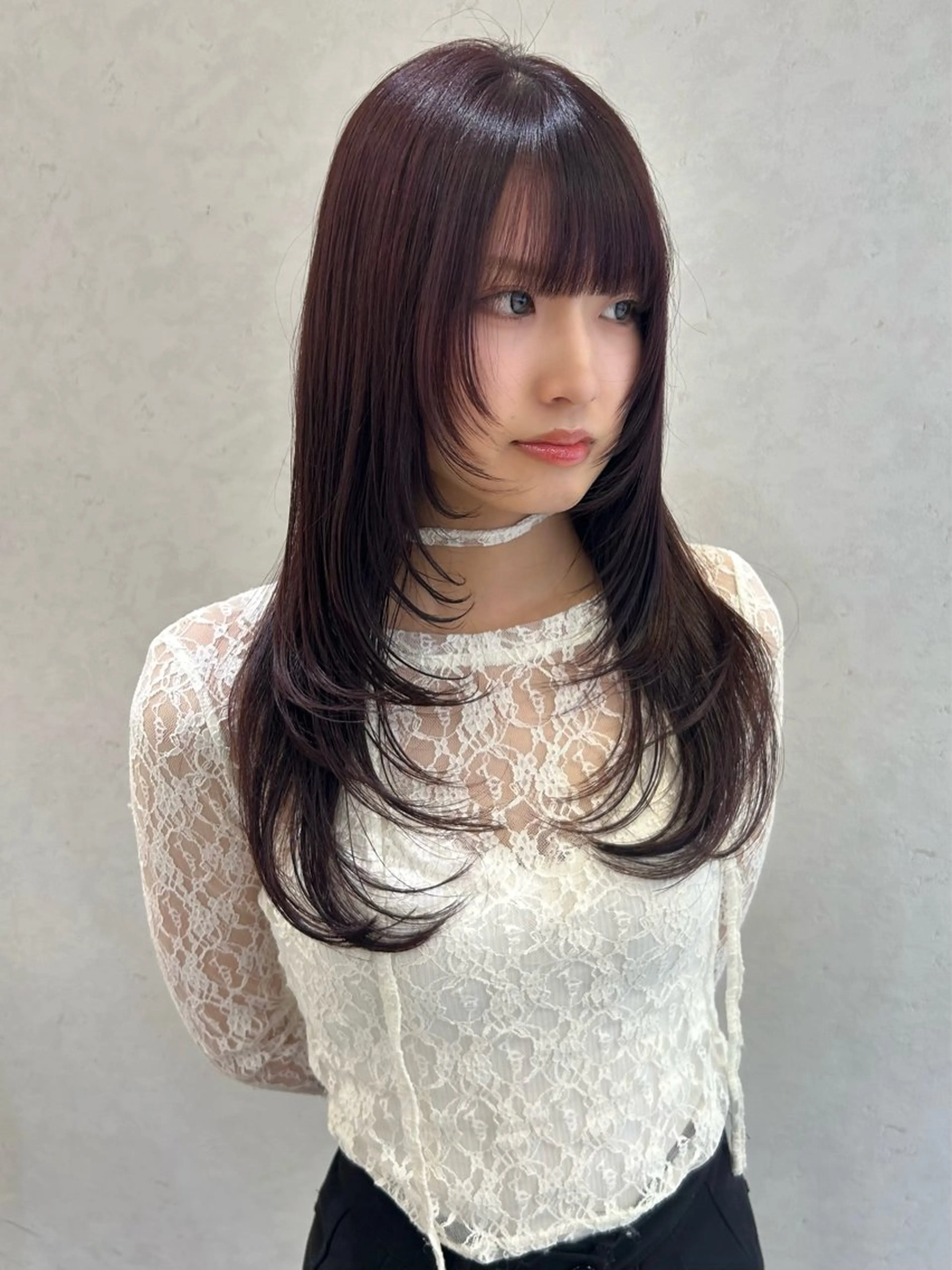 ロング カラー カット ヘアカラー トリートメント レイヤー/インナー カラー🦋ルイのヘアスタイル