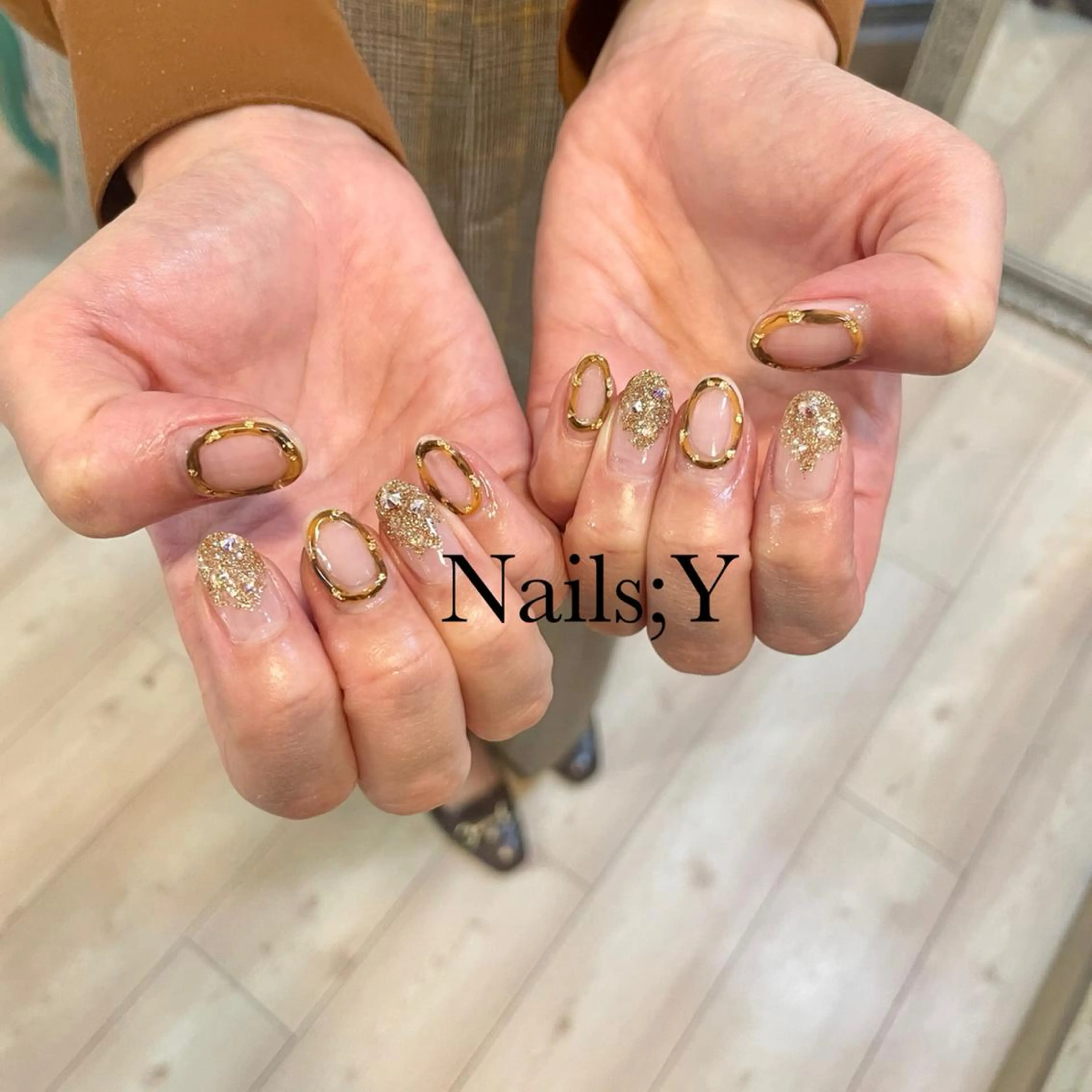 ネイル べっ甲ネイル ジェルネイル パラジェル yo koのネイルデザイン