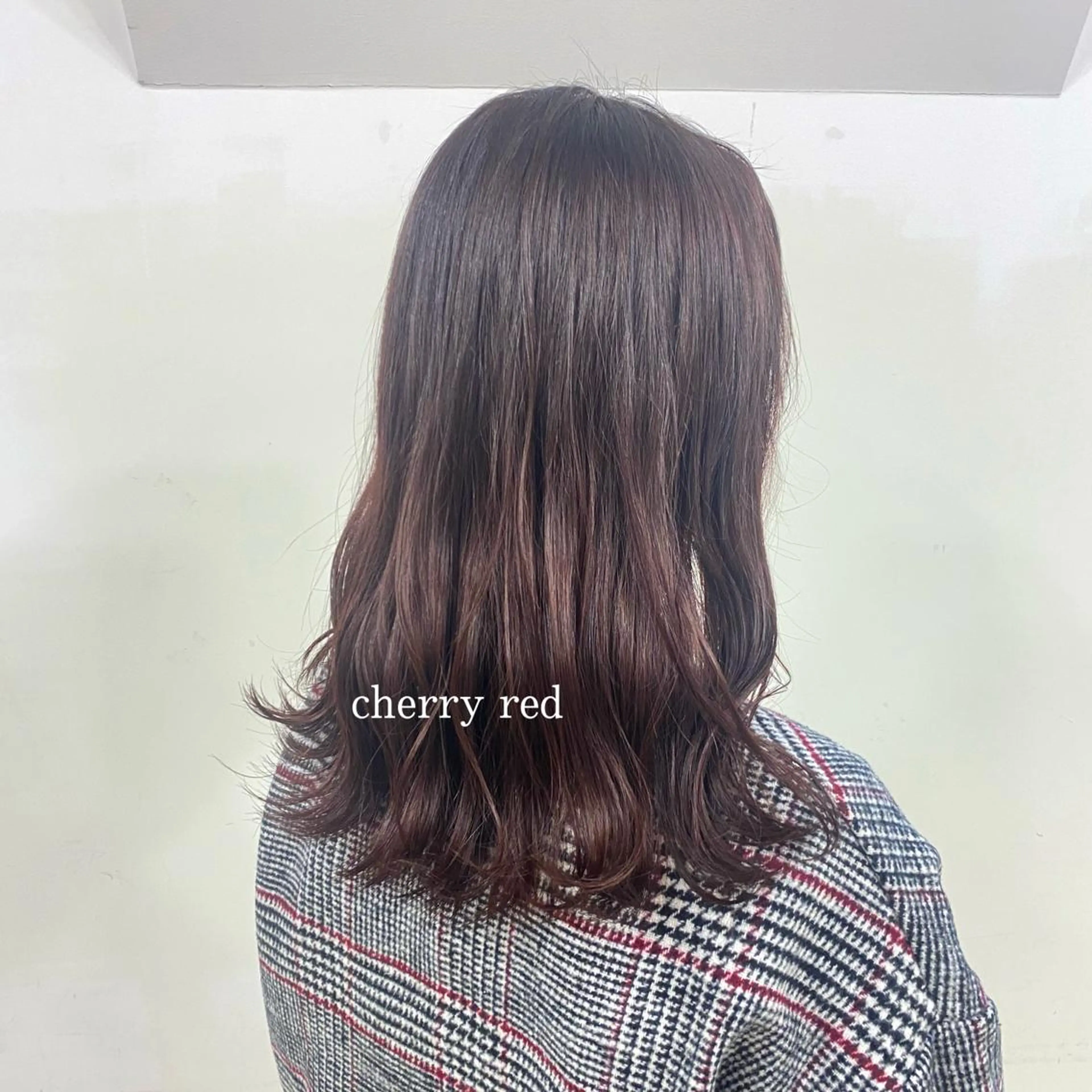 ミディアム カラー ブラウンカラー レッドカラー ハル🌸柔色/ ブリーチなし/艶髪のヘアスタイル