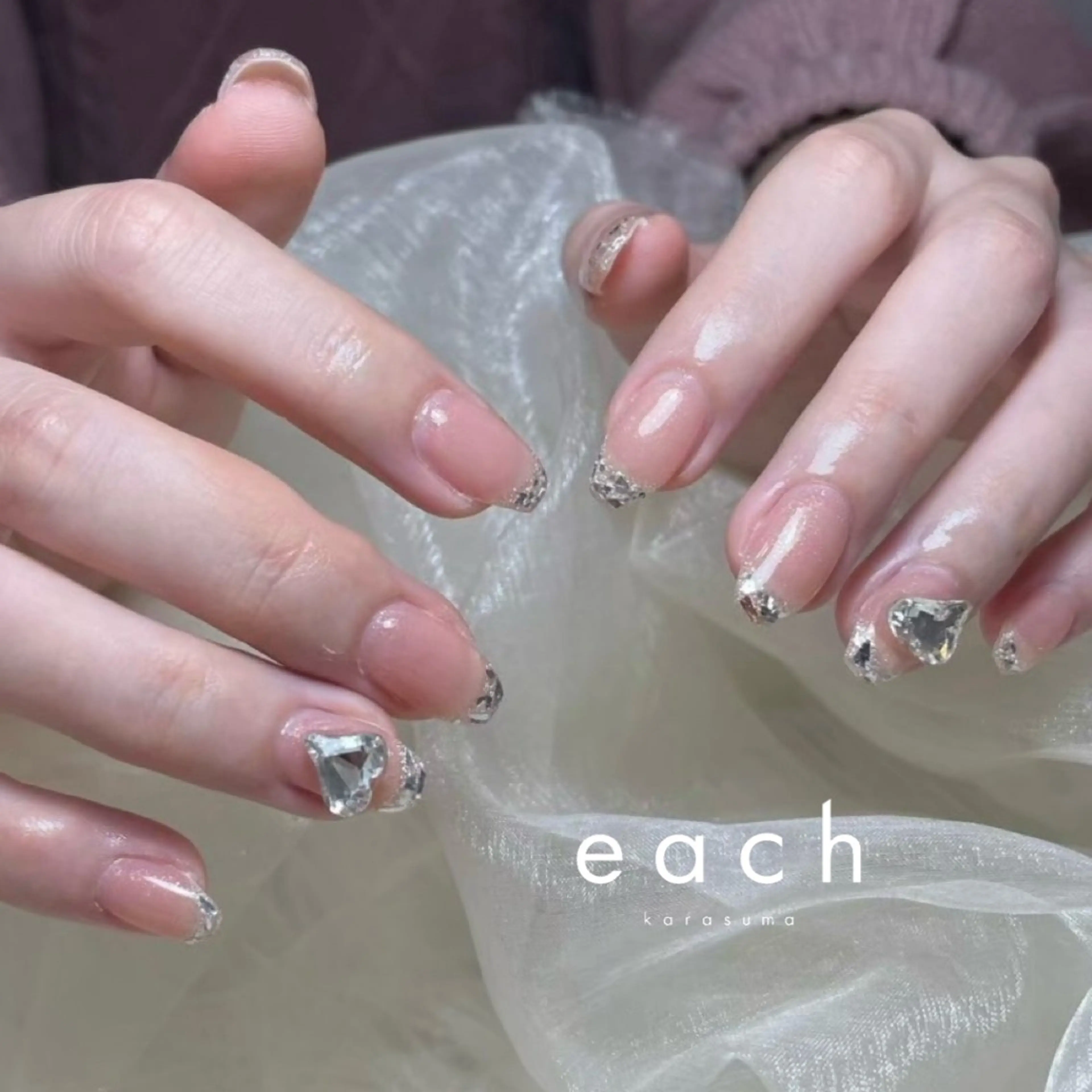 𝐡𝐚𝐧𝐝 ガラスフレンチ🪞✨の写真