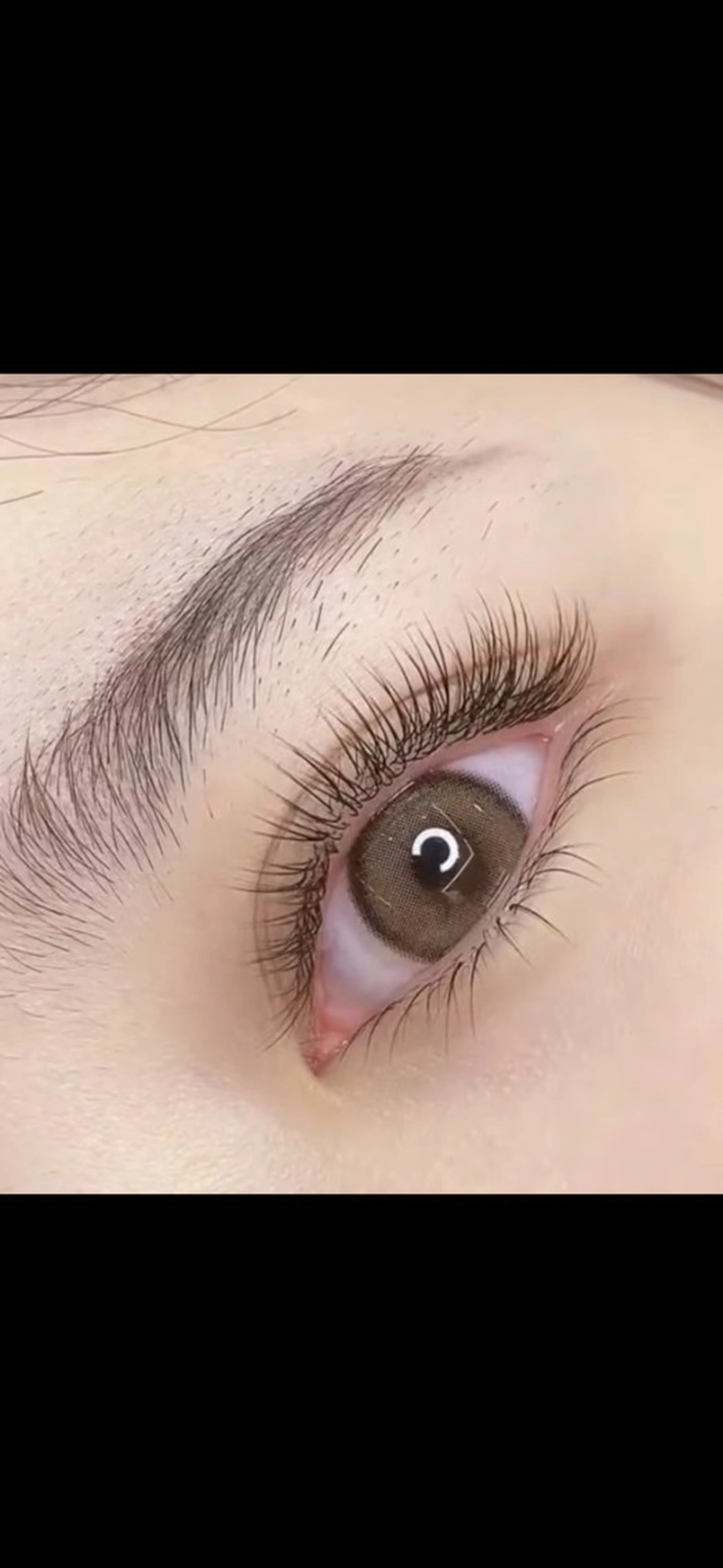 マツエクフラットラッシュ100本 コーティング付きの写真