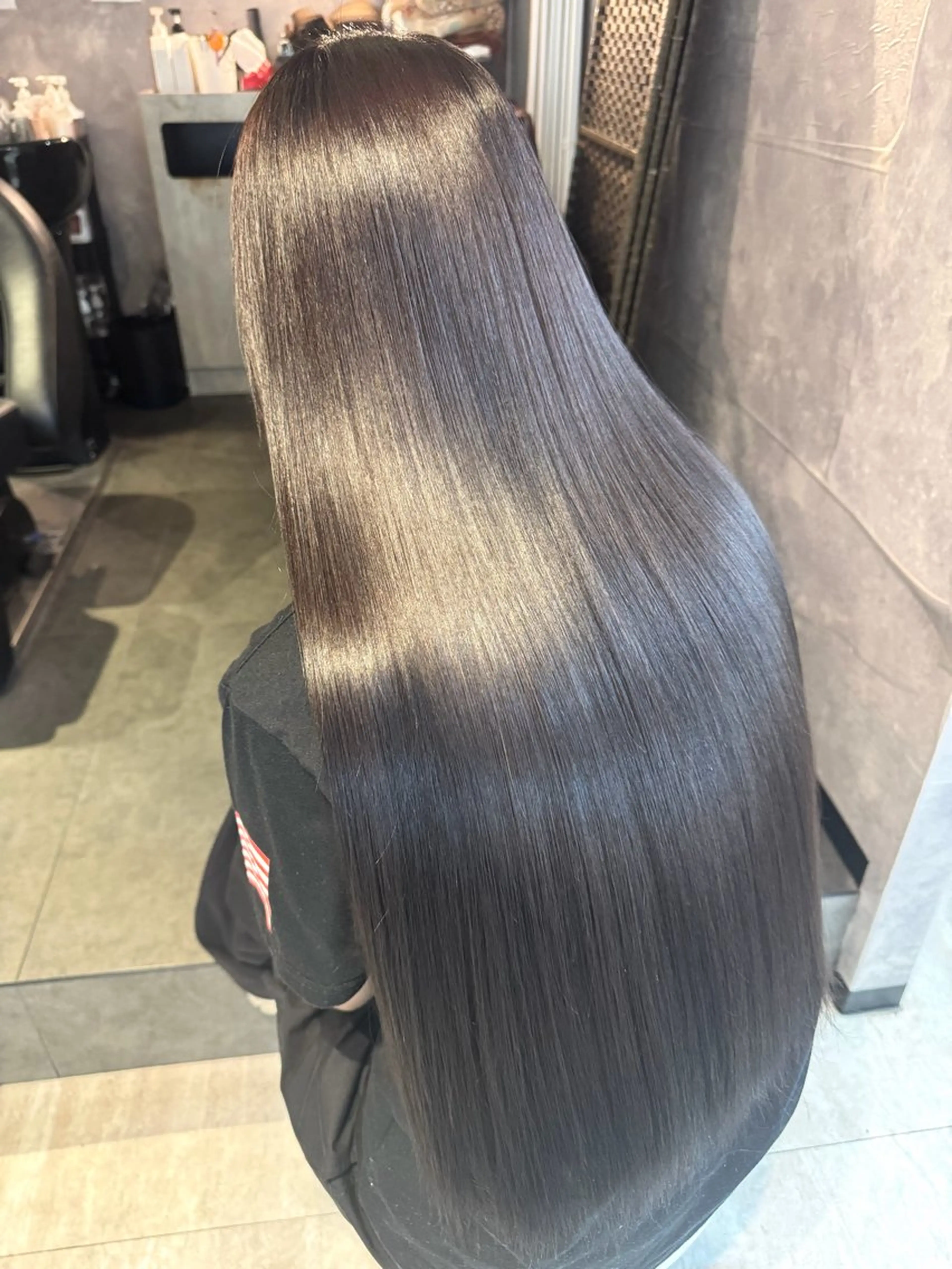 ロング カラー ヘアカラー トリートメント 🩶鈴木茉奈🩶艶髪 /透明感/暖色カラーのヘアスタイル