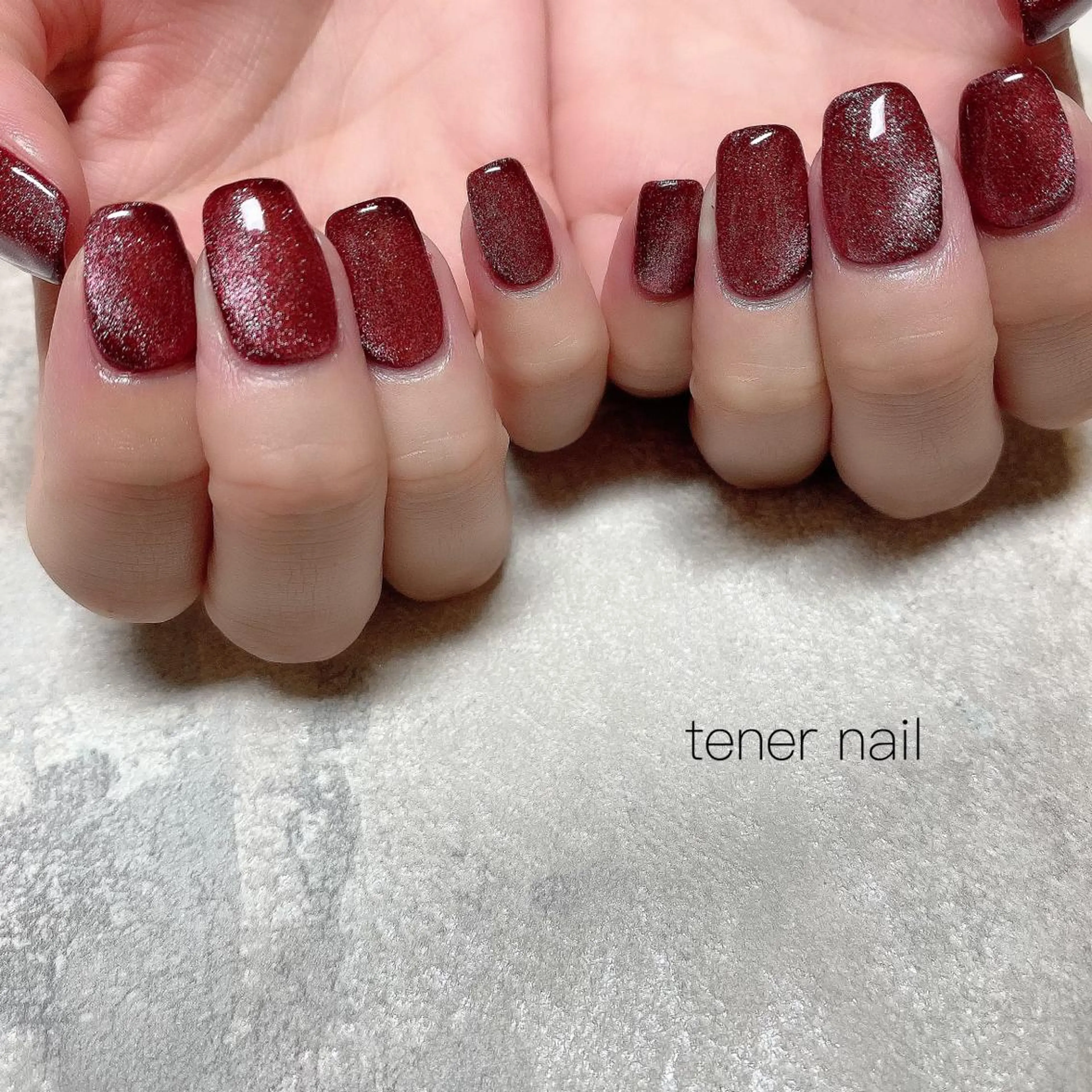 ネイル ボルドー テネルネイル tener nailのネイルデザイン