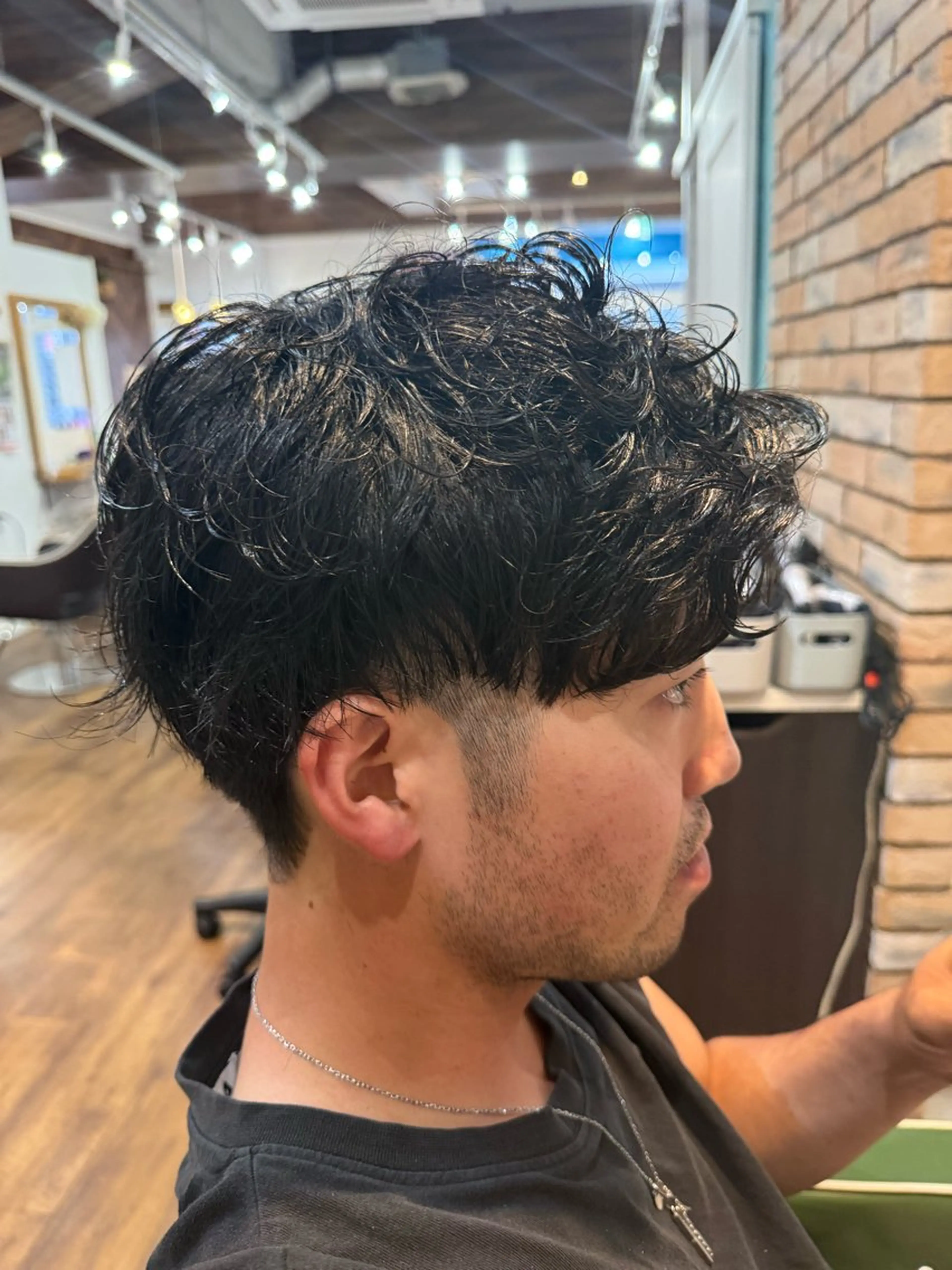 メンズ メンズパーマ カット 大木 悠史のヘアスタイル