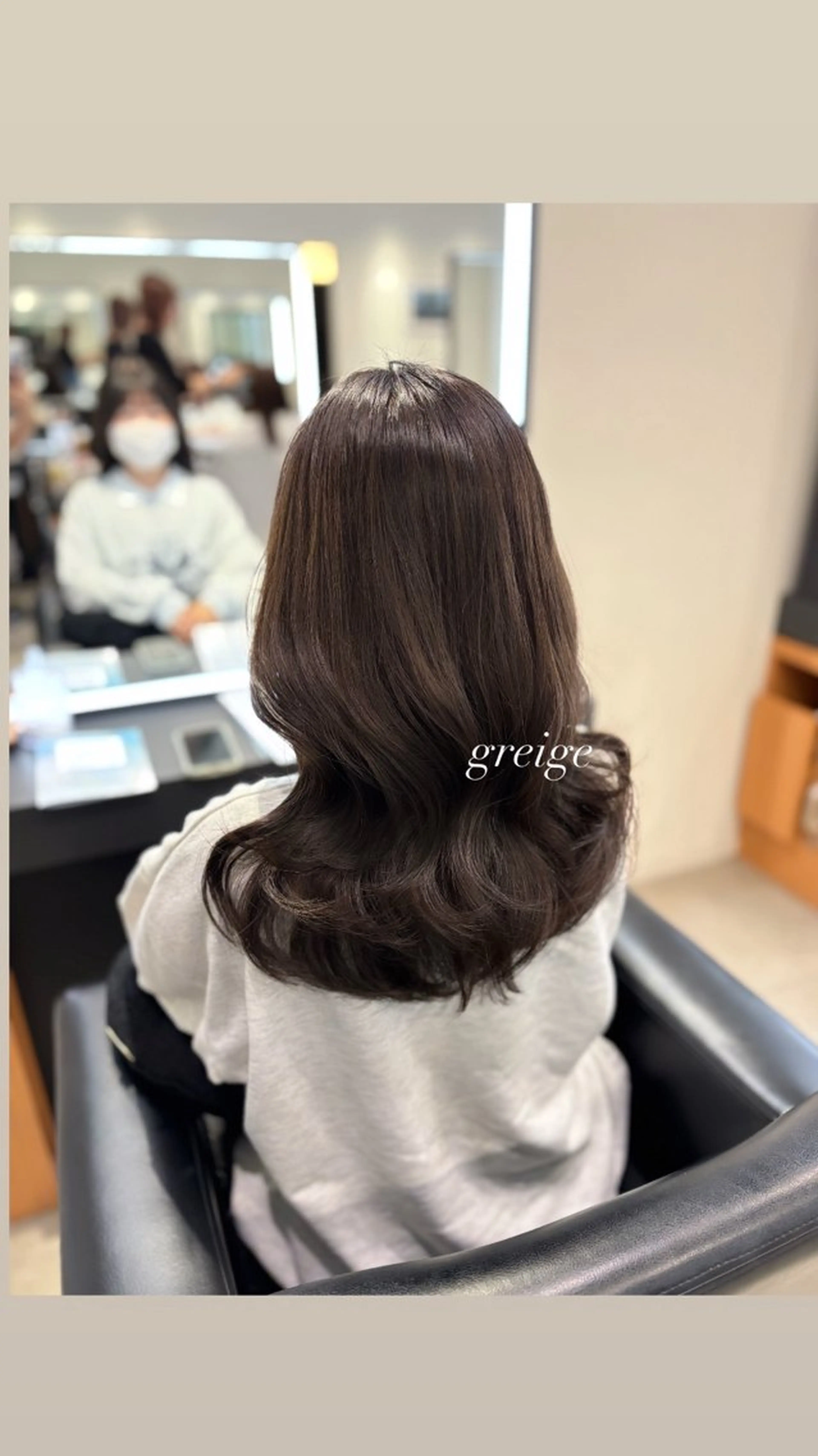 ミディアム 似合わせカット 髪質改善・水素カラー ARIA(ému)のヘアスタイル