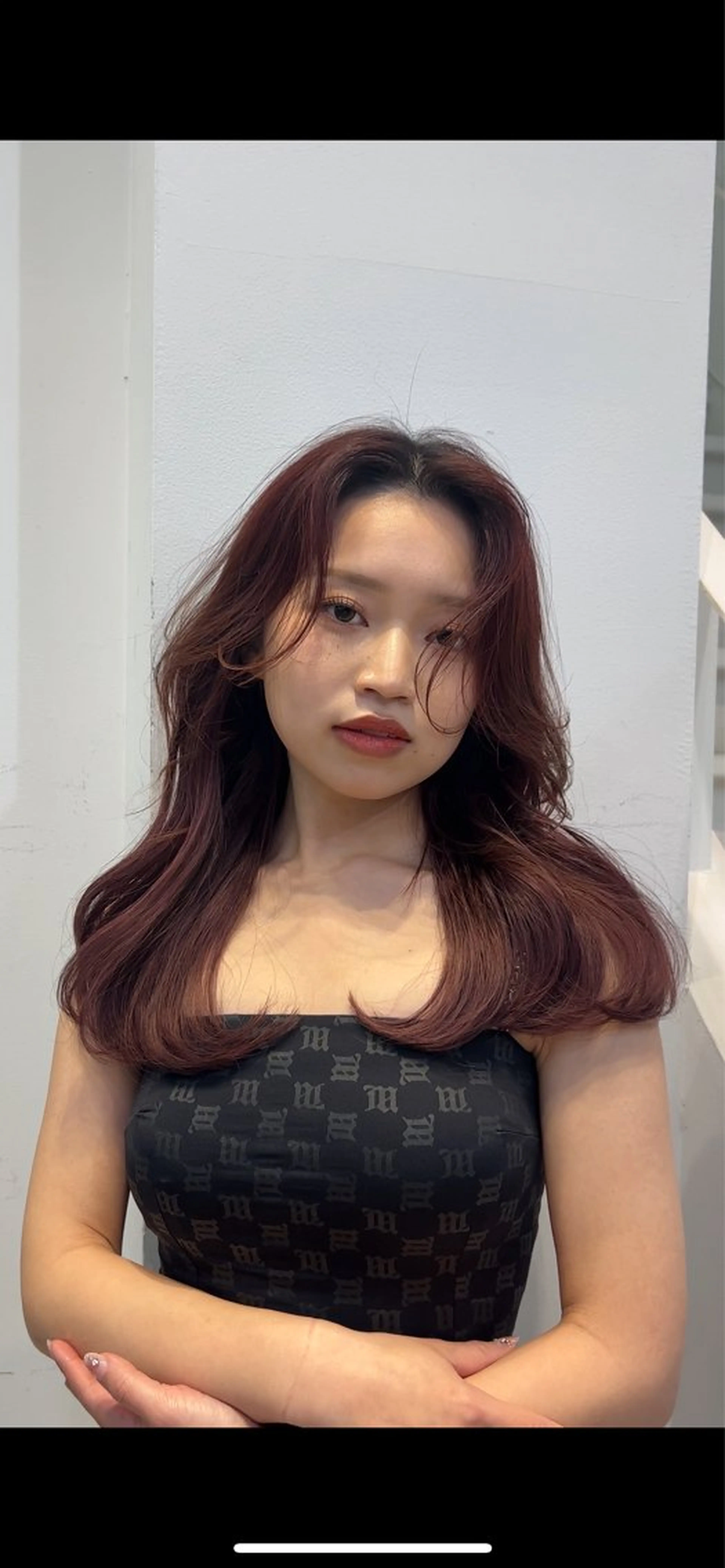 ミディアム まとまるボブ/縮毛矯 生🌿あおい✨のヘアスタイル