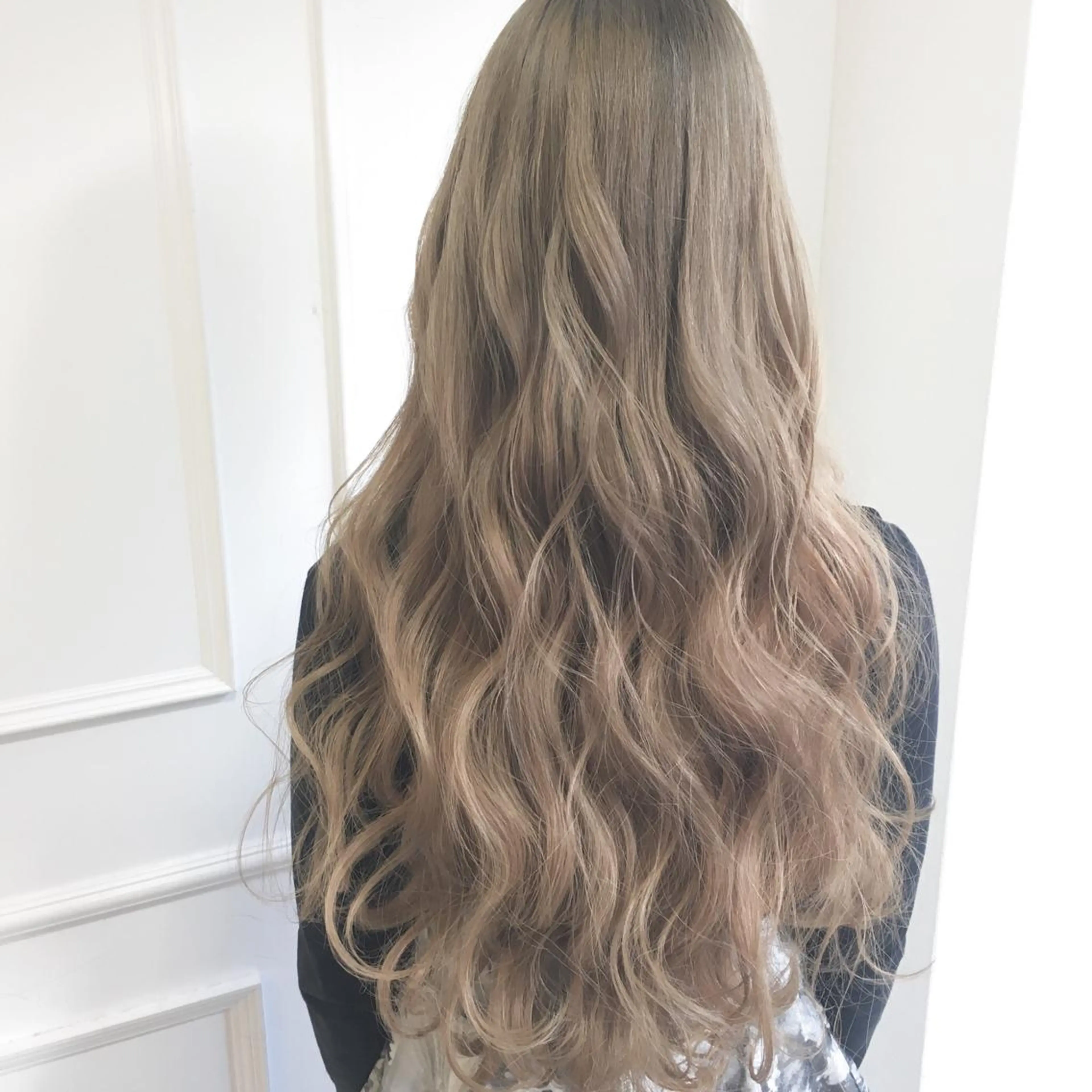 ロング カラー パーマ ヘアアレンジ ◆感動口コミ/最小顔 理論カット◆森口 峻のヘアスタイル