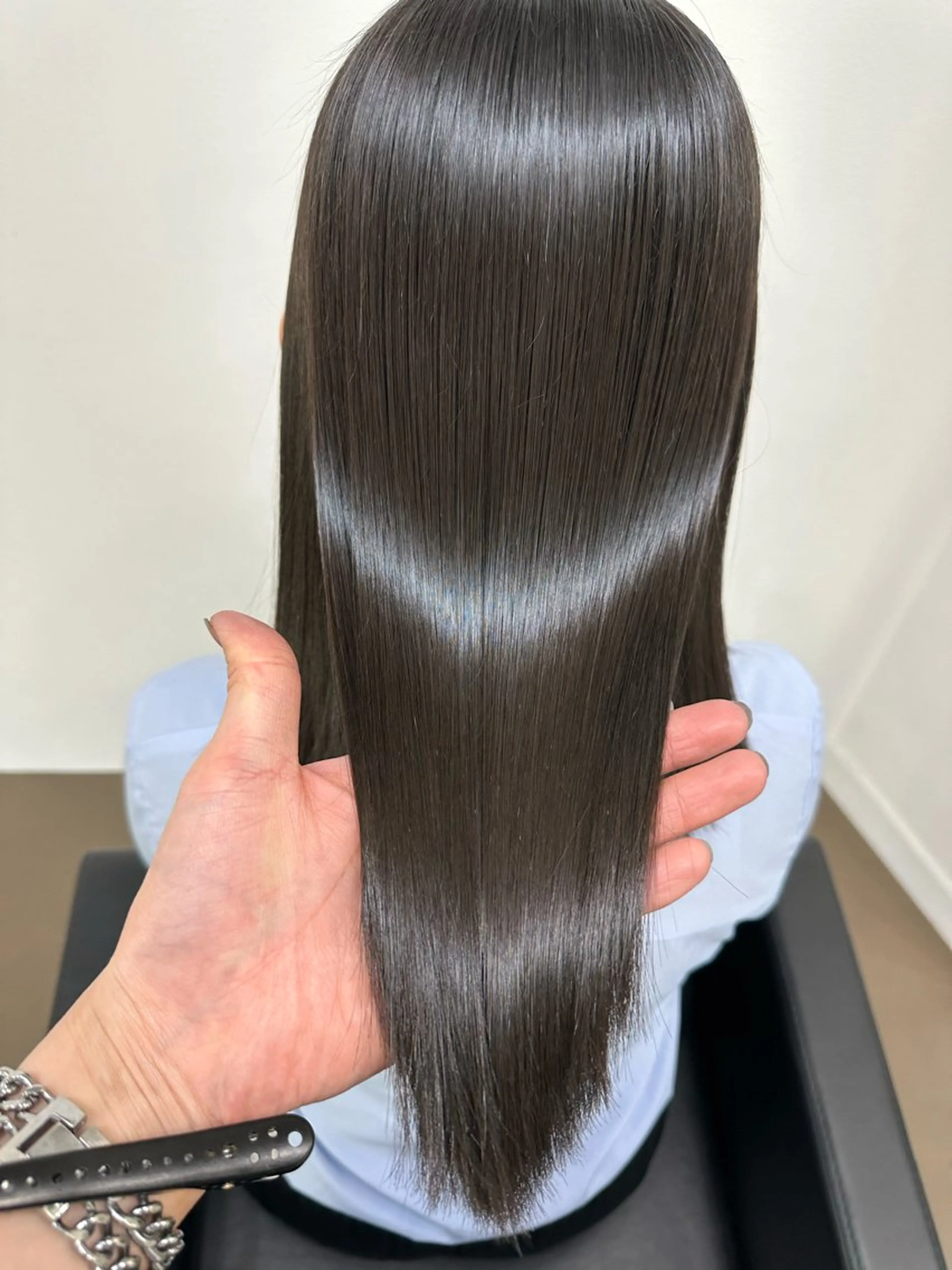 ロング 川元 春奈のヘアスタイル