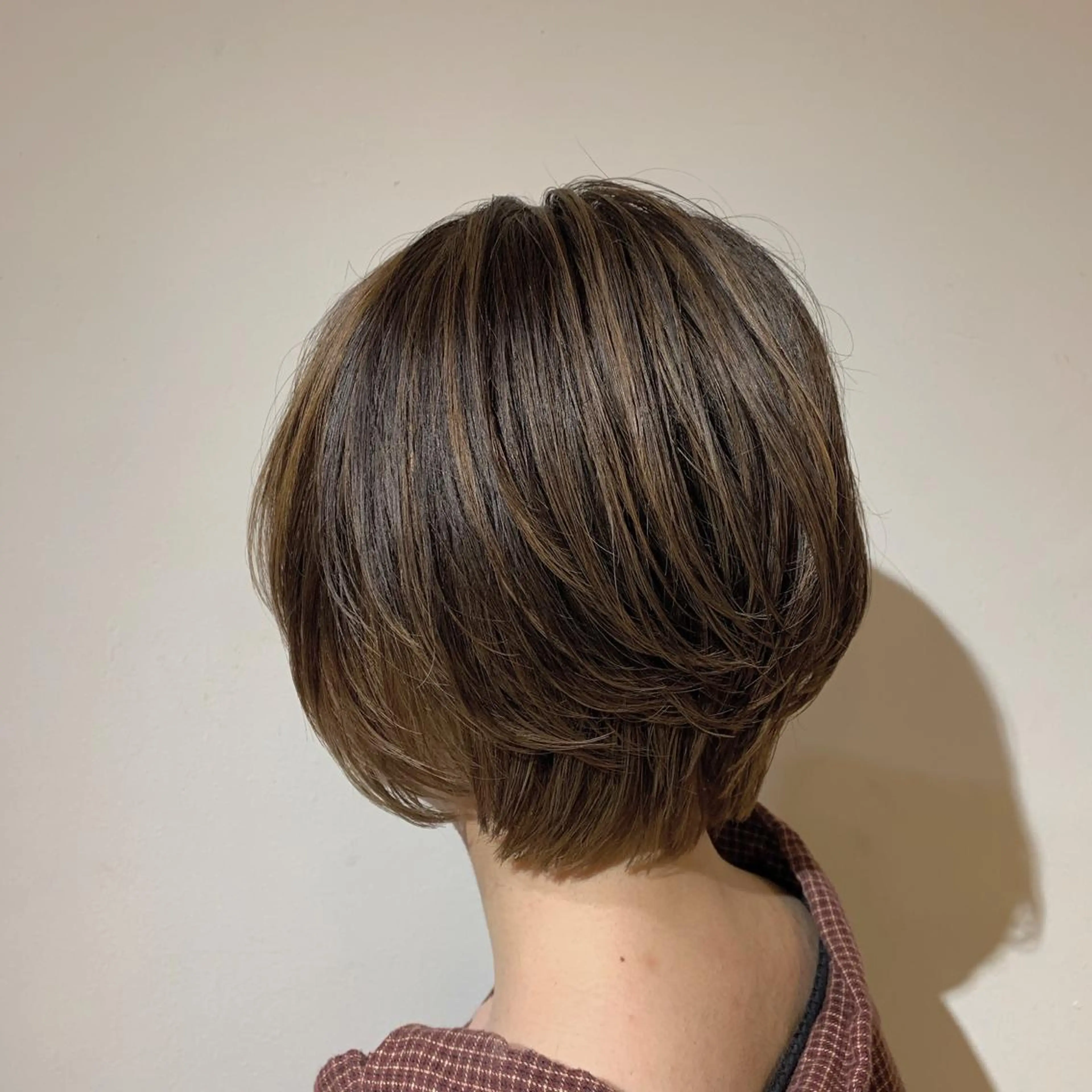 ショート ショートボブ ボブ ショートヘア 菅原リキヤ くびれレイヤーヘアのヘアスタイル