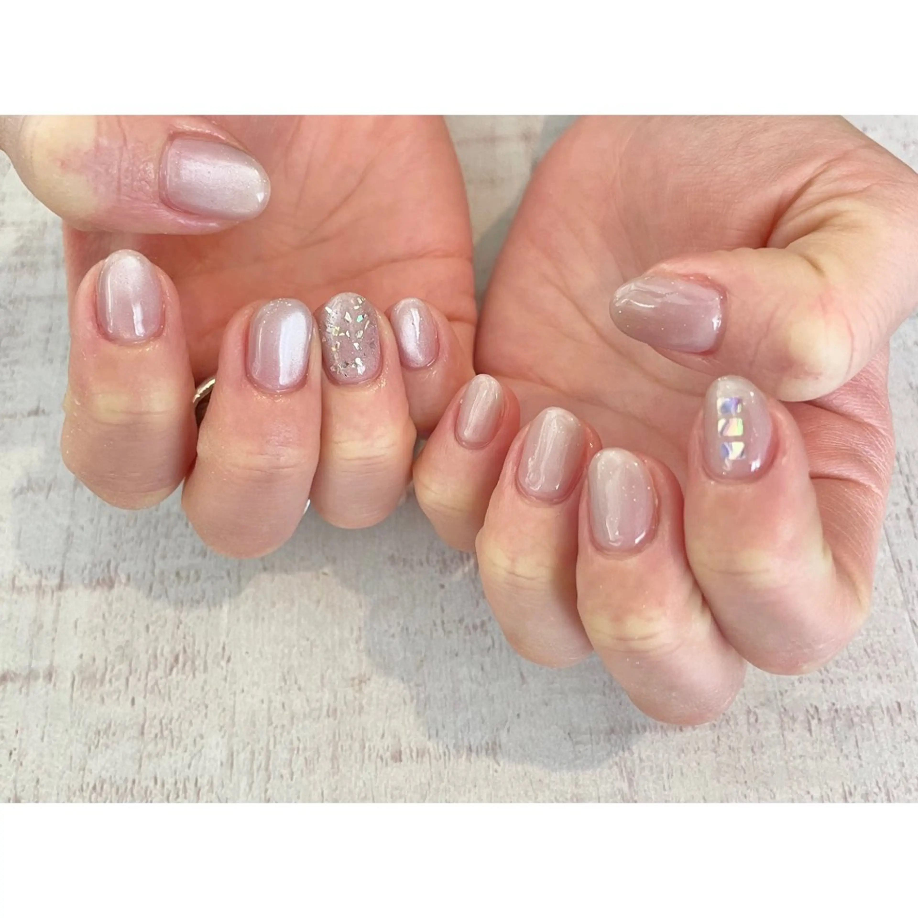 ネイル ハンドネイル 𖡼 yumenoのネイルデザイン