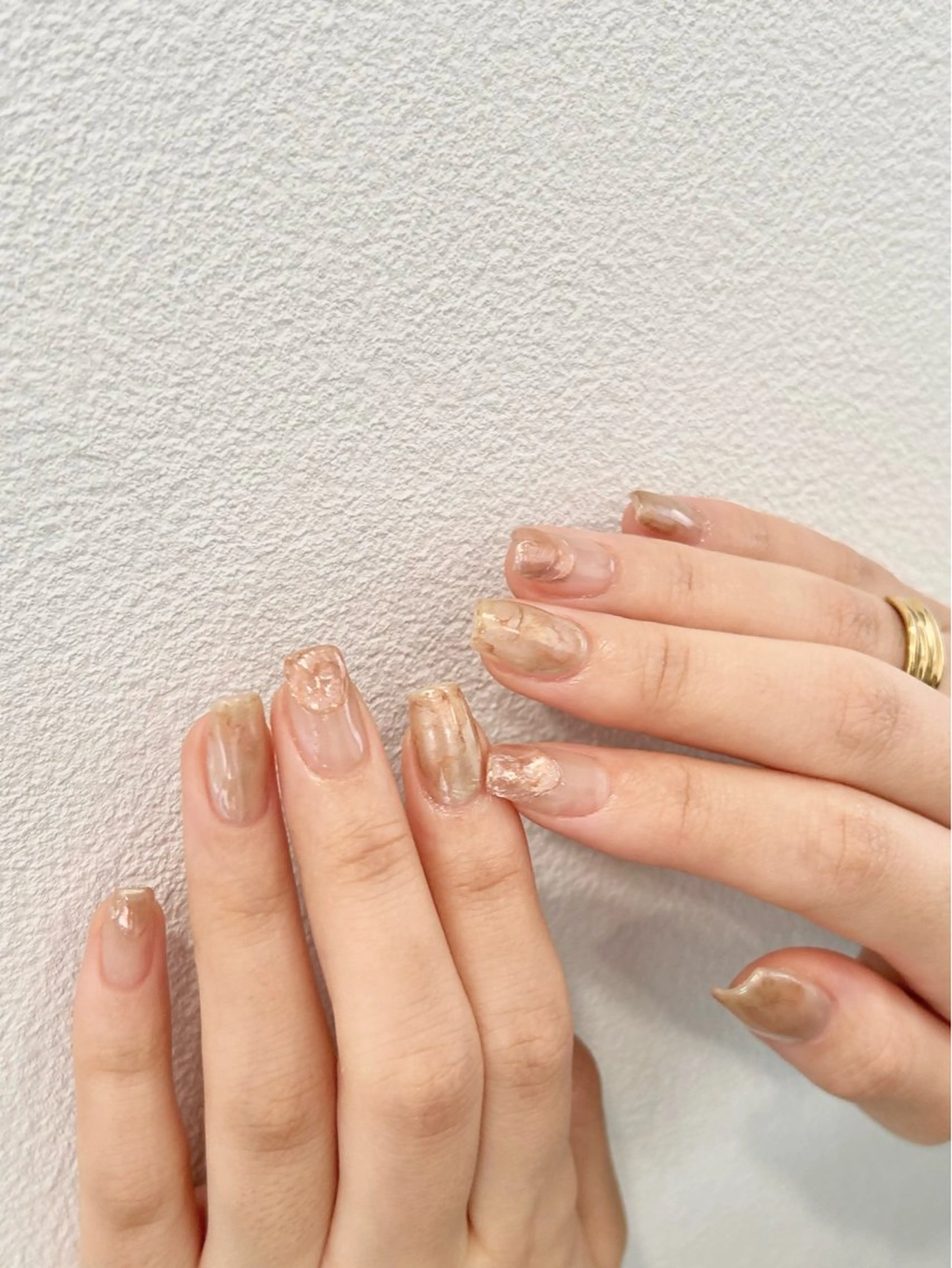 ネイル 𓂃toi. 儚げnuanceのネイルデザイン