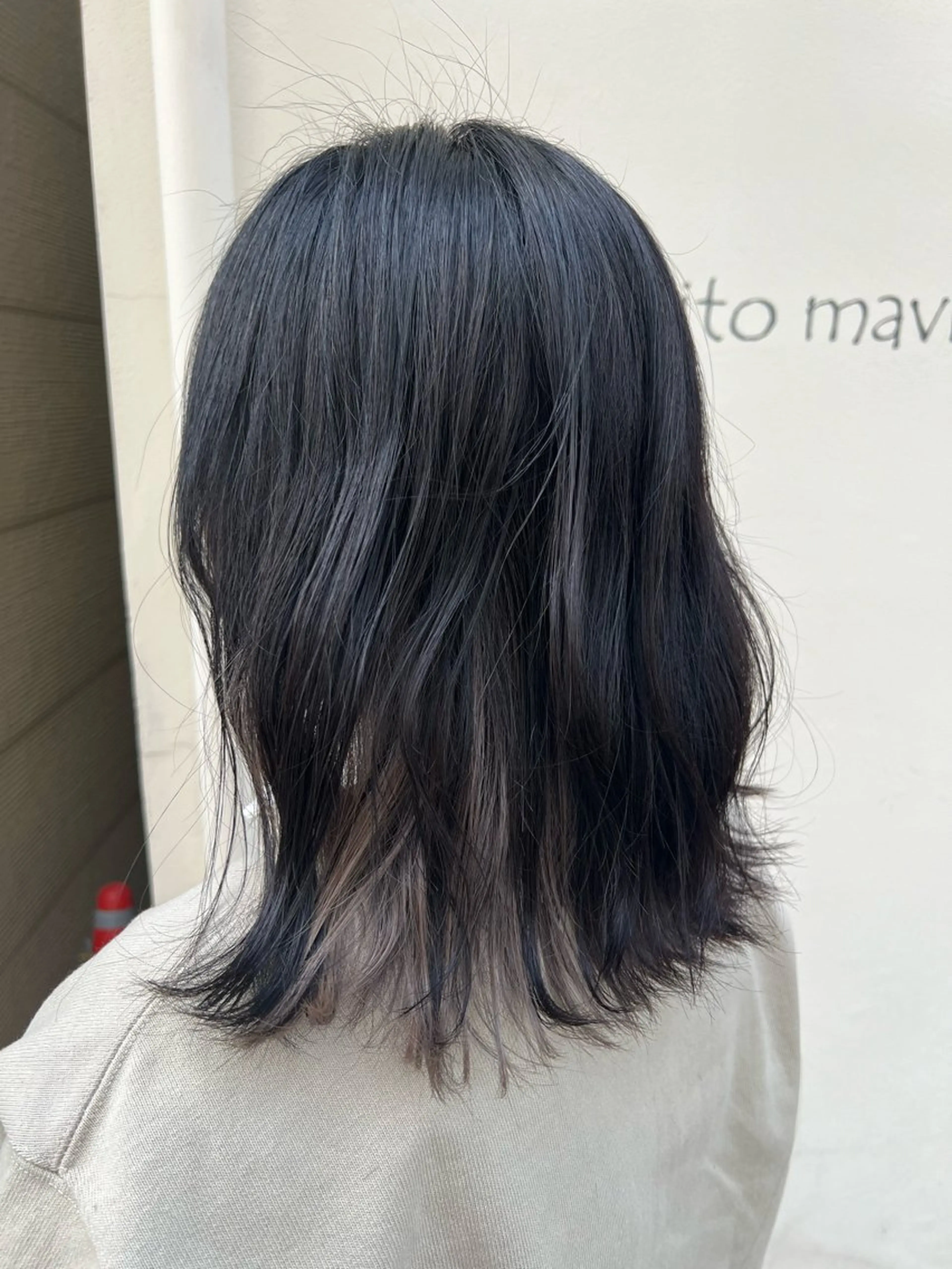 セミロング sakuma daikiのヘアスタイル