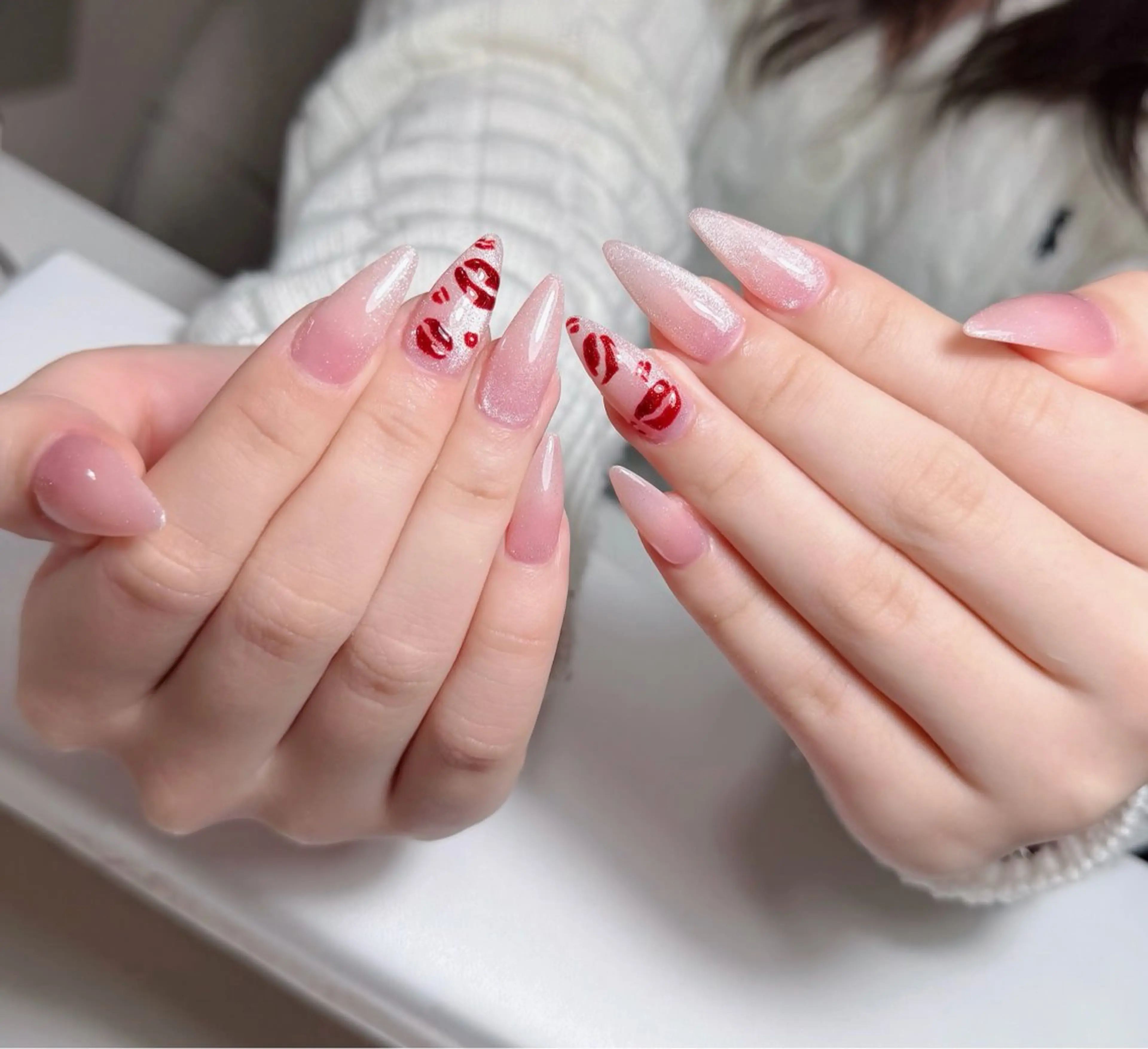 ネイル アートネイル フレンチネイル ジェルネイル 韓国ネイル マグネットネイル ハンドネイル Lenie Nail Okuboのネイルデザイン