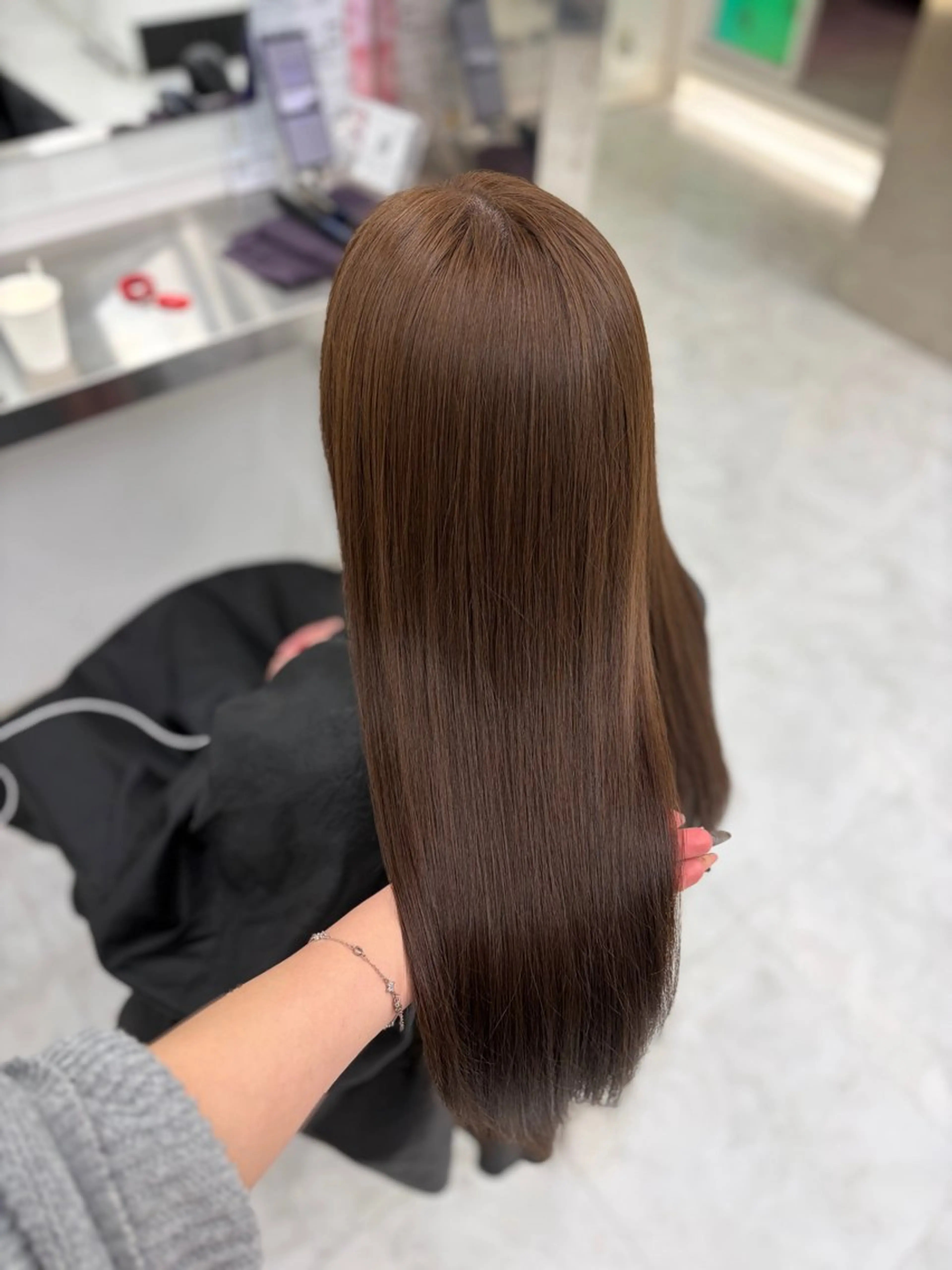 カラー ヘアカラー トリートメント ヘアセット 透明感うる艶カラー 🤍MANAMIのヘアスタイル