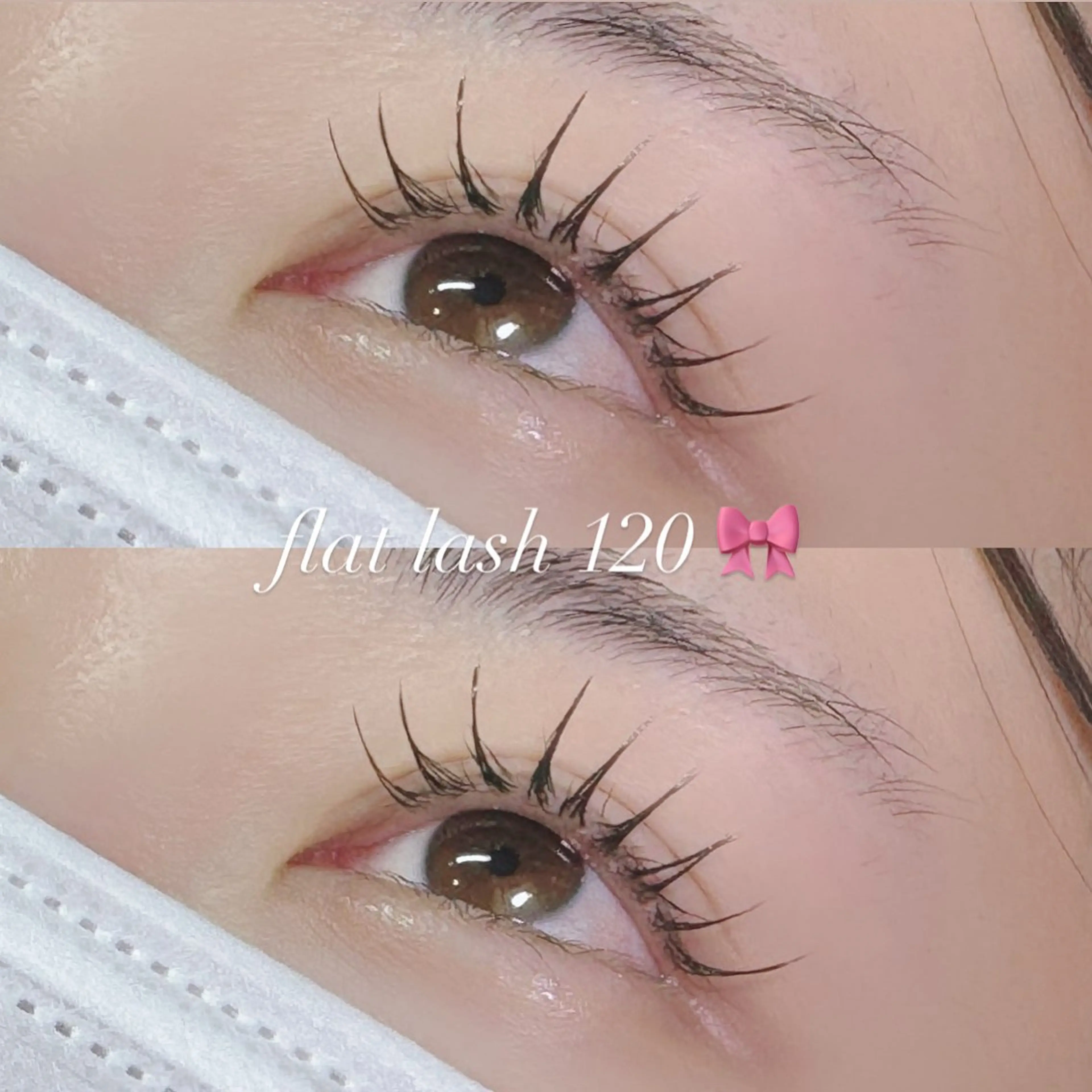 マツエク・マツパ フラットラッシュ ナチュラル マツエク MIRUS横浜関内店 chisato 🎀のマツエク・マツパデザイン