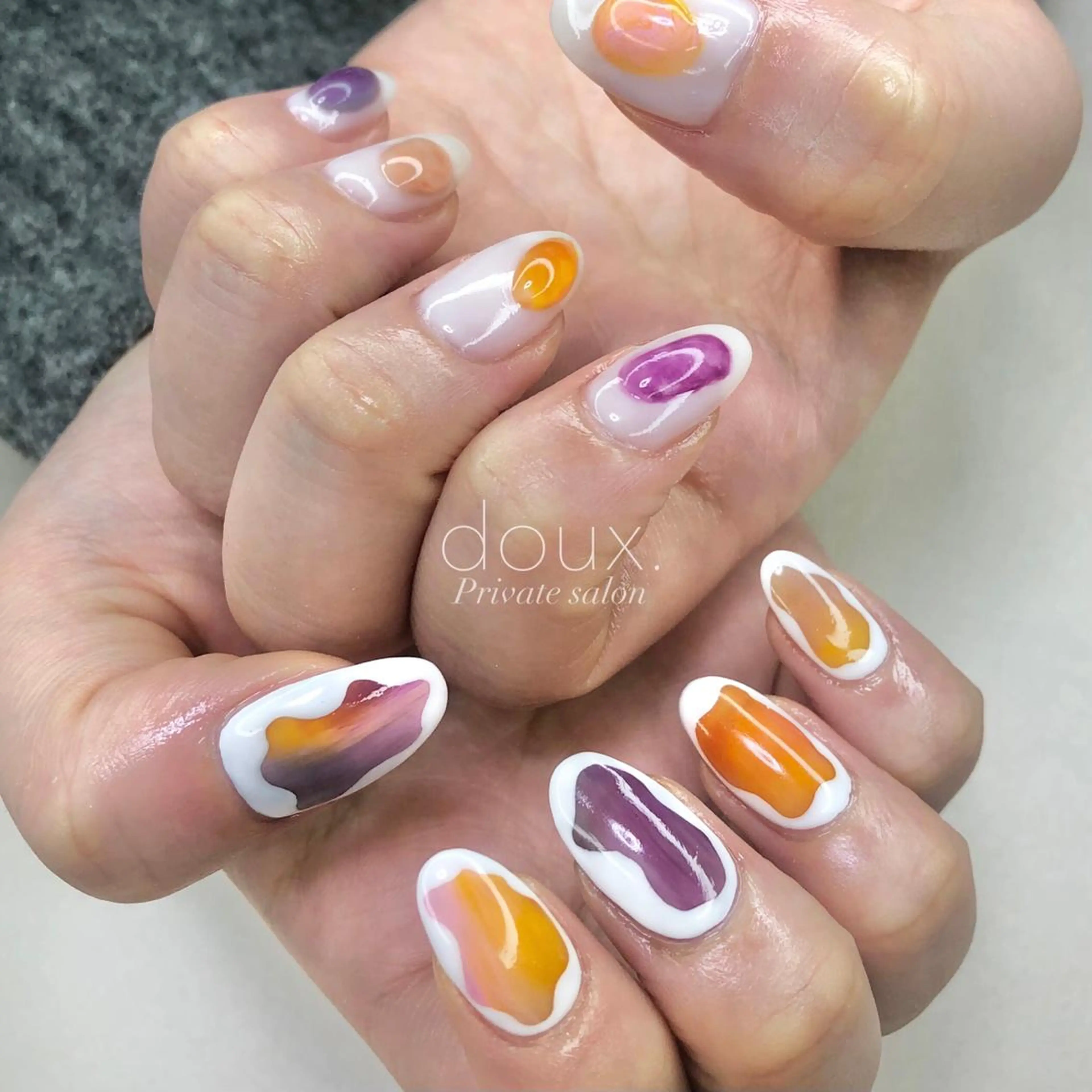 ネイル ニュアンスネイル doux. nailのネイルデザイン