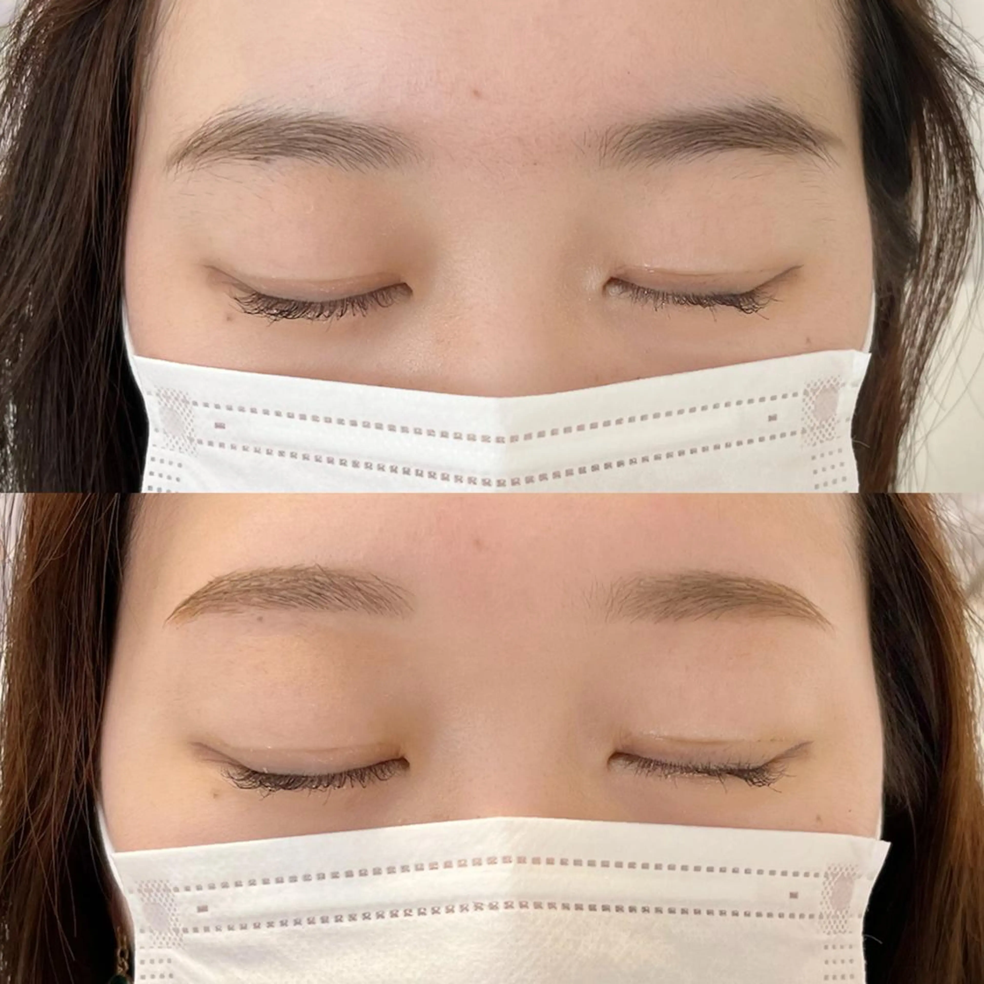 アイブロウ ワックス脱毛 Frau 梅宮のマツエク・マツパデザイン