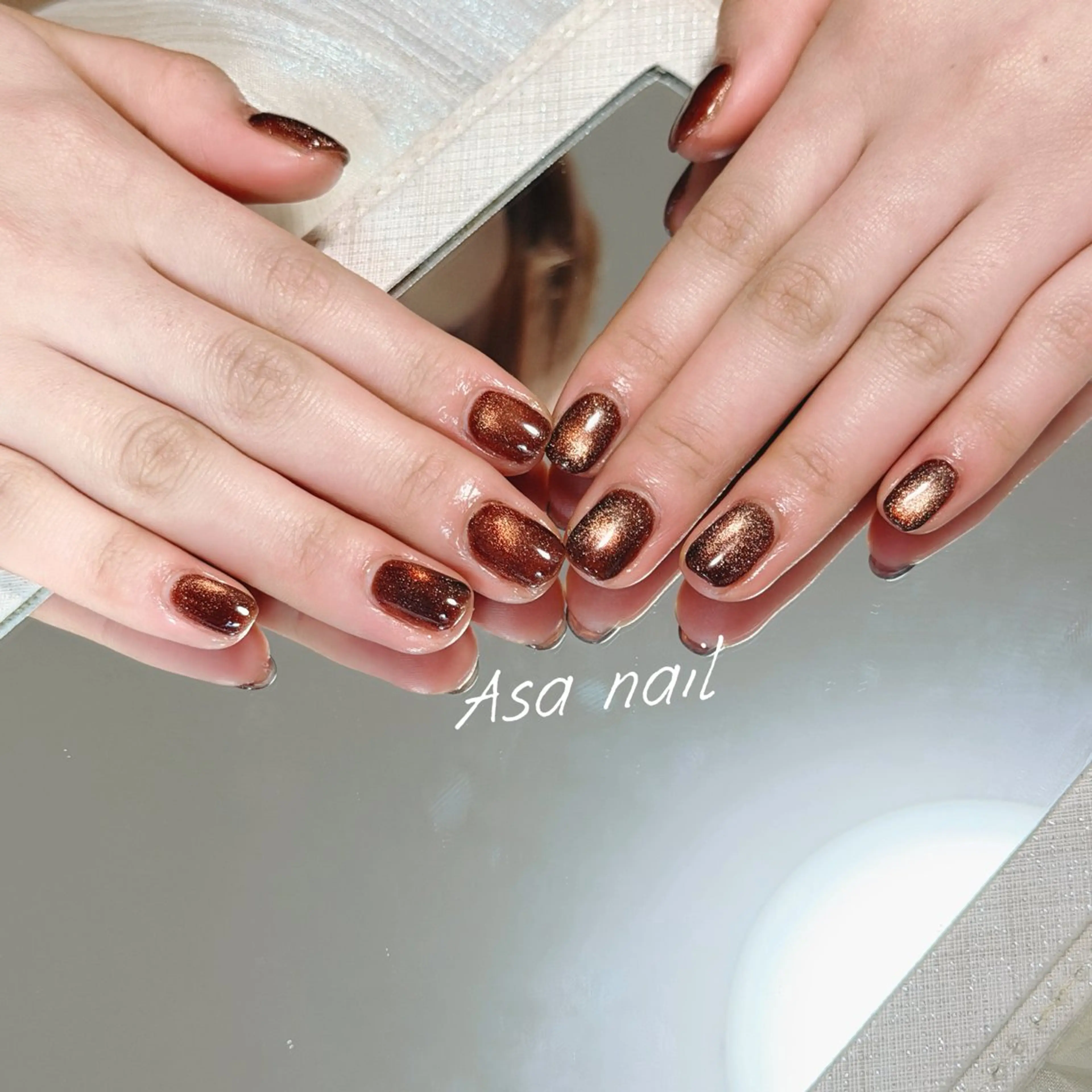 ネイル ジェルネイル マグネットネイル Asa Nail 亀戸 平井のネイルデザイン