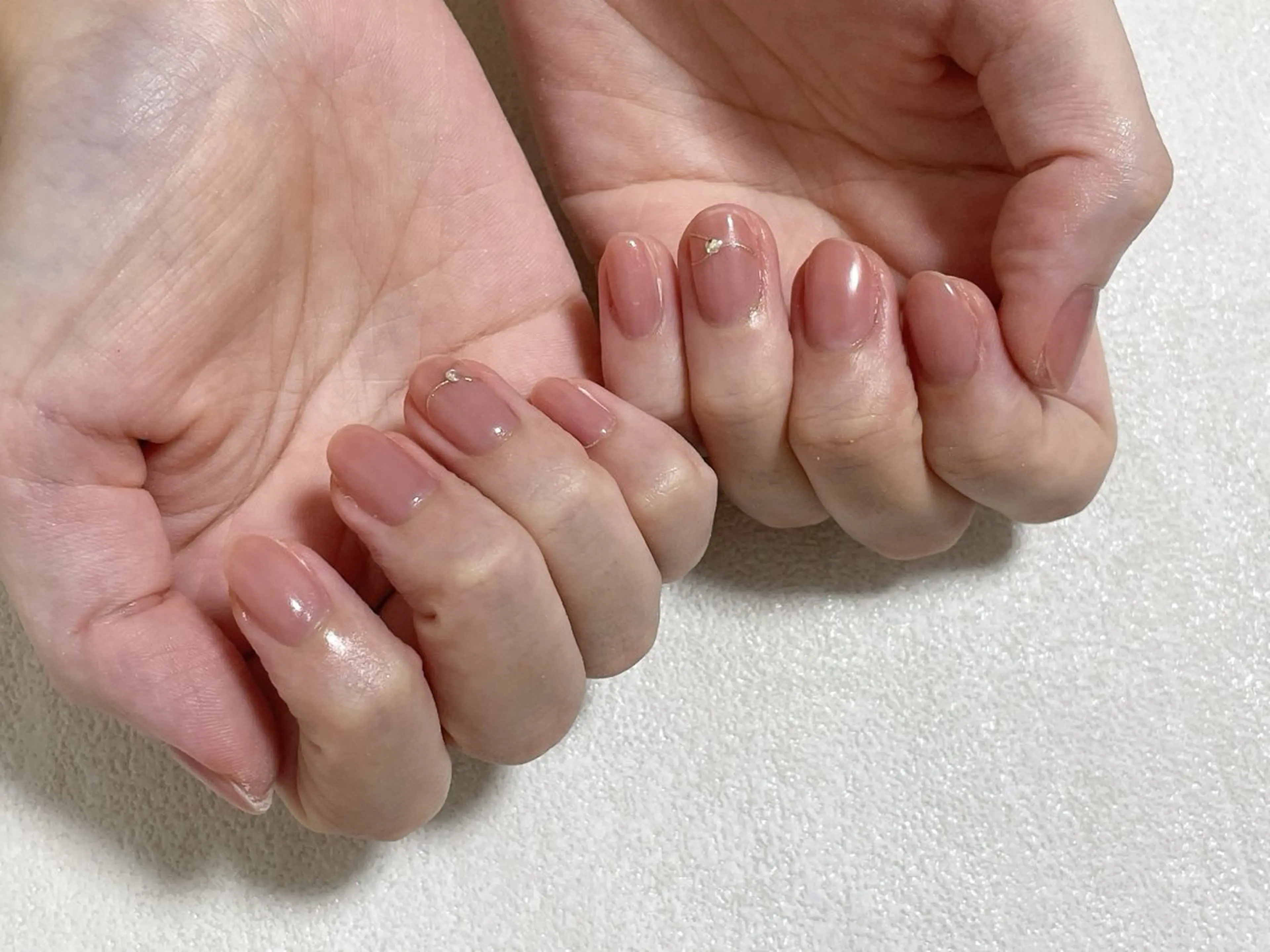 ネイル オーロラネイル フットネイル フレンチネイル ジェルネイル マグネットネイル mogunail &blowのネイルデザイン