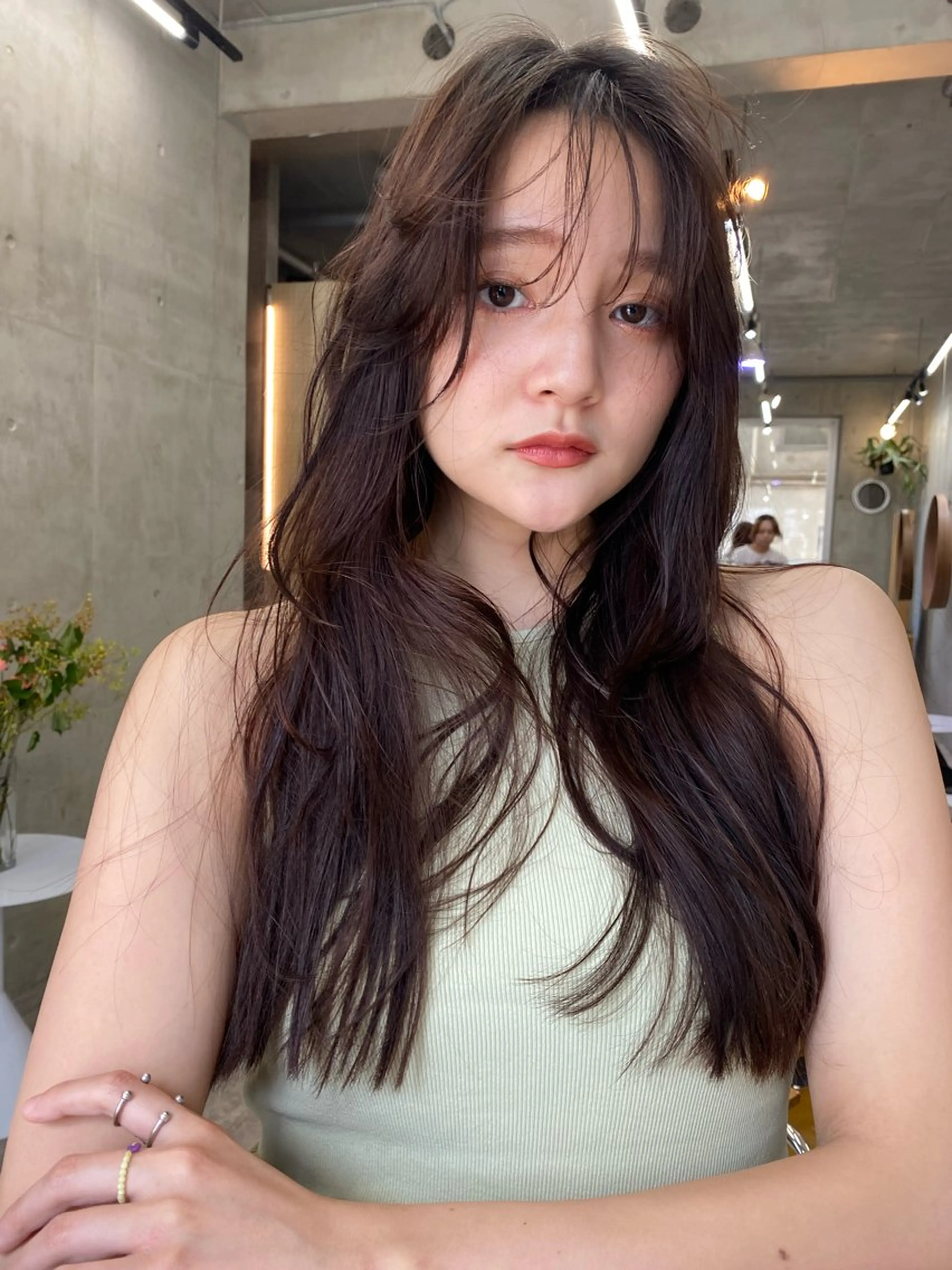 ロング カラー ベージュカラー ブリーチ ケアブリーチ 透明感カラー ダブルカラー SALT WATER所属・🤎𝐌𝐚𝐨⌇ お悩み解決美容師🤎のヘアスタイル