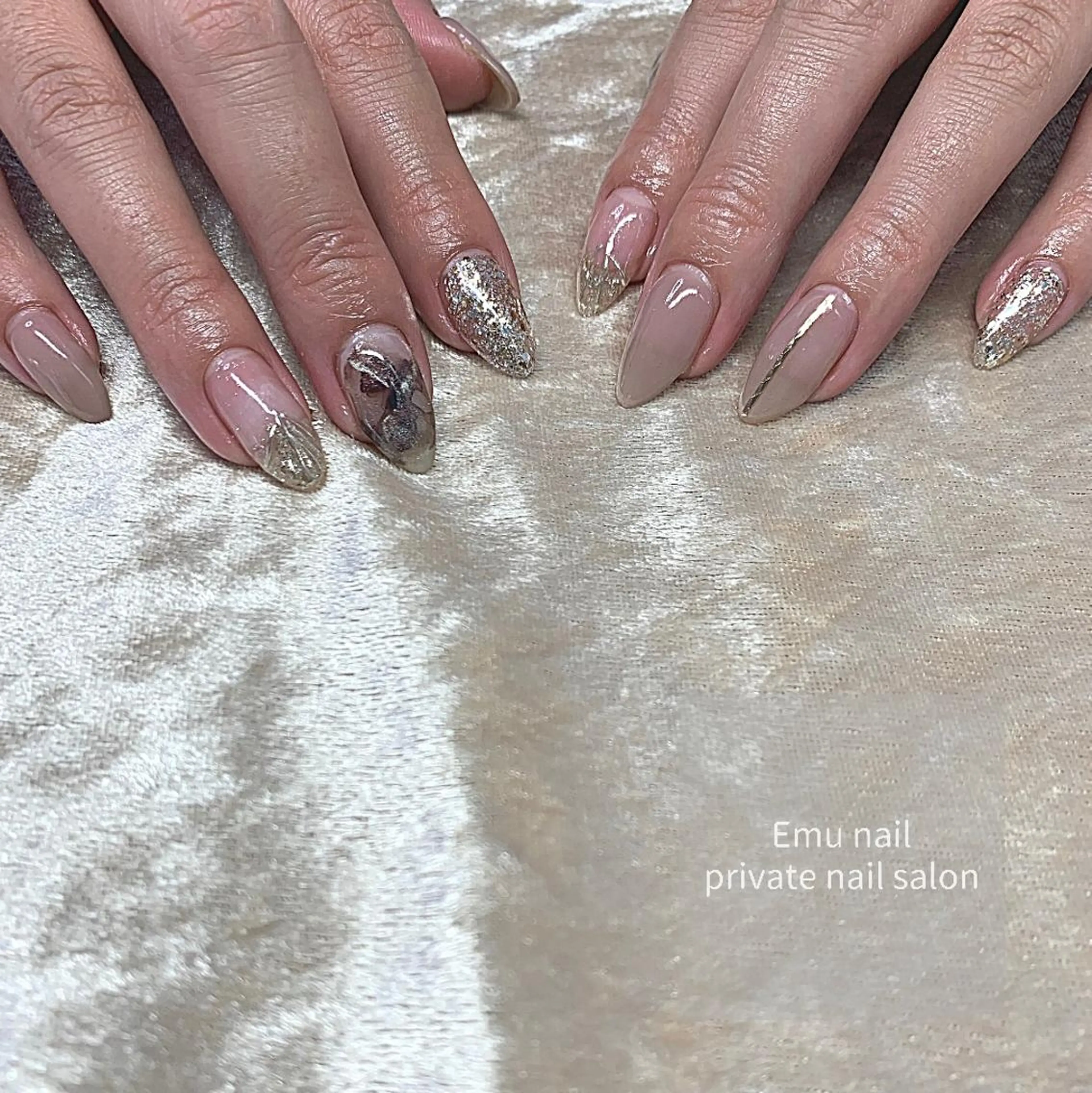 ネイル ニュアンスネイル emu nailのネイルデザイン