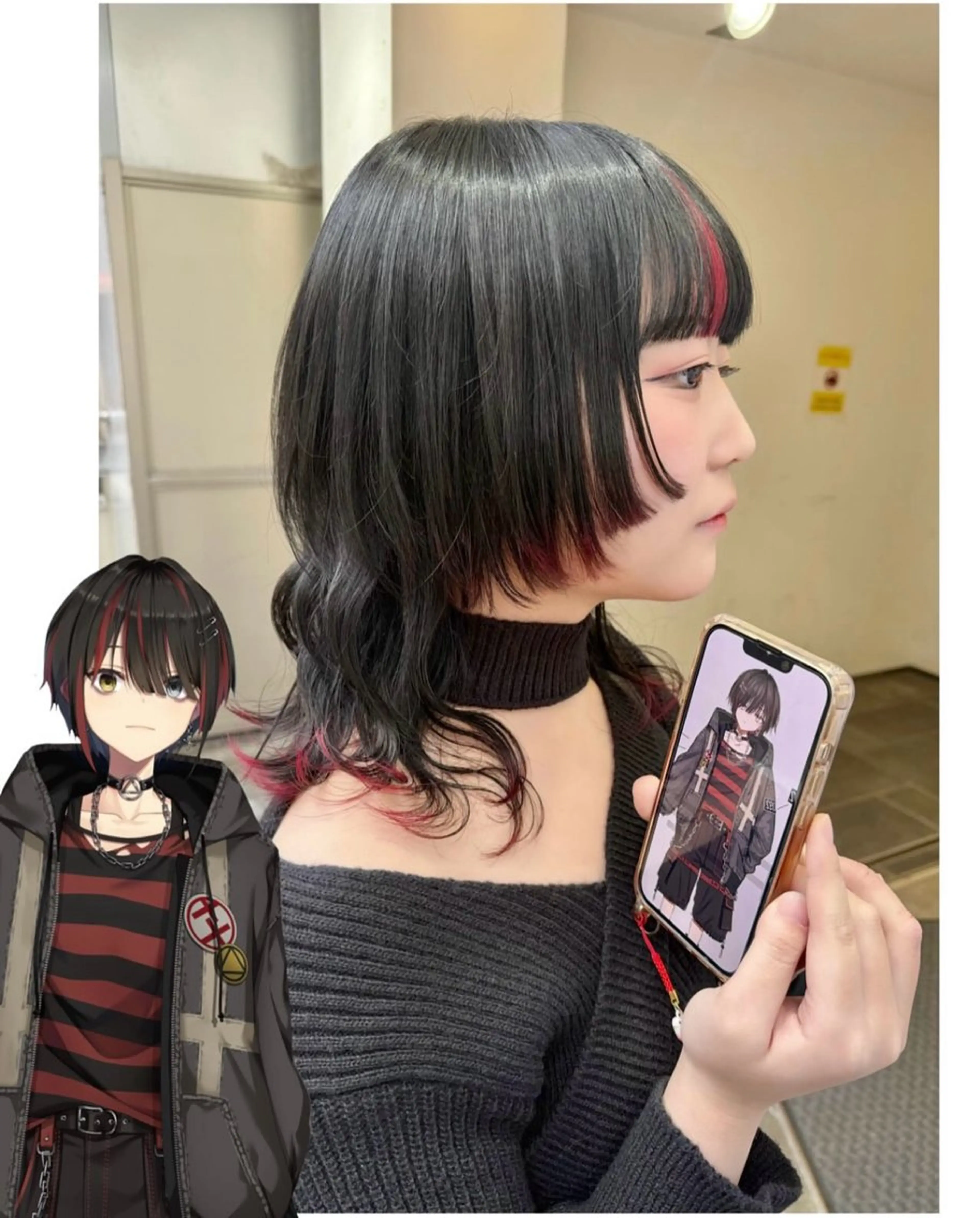 ミディアム カラー ヘアカラー GARU-ガル-所属・TSUNO🦖 派手髪/オタク美容師のヘアスタイル