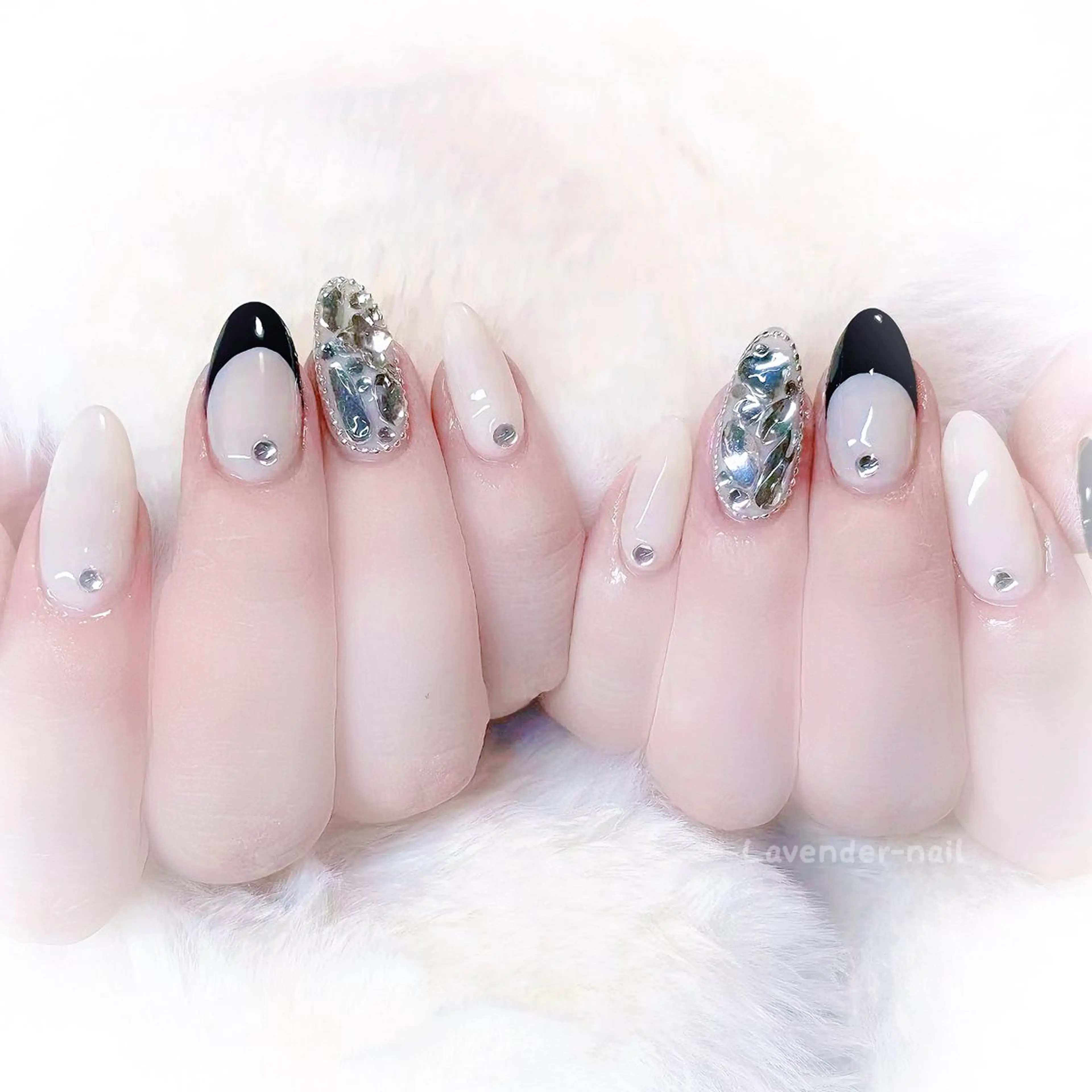 ネイル ハンドネイル Lavender nail·北18条のネイルデザイン