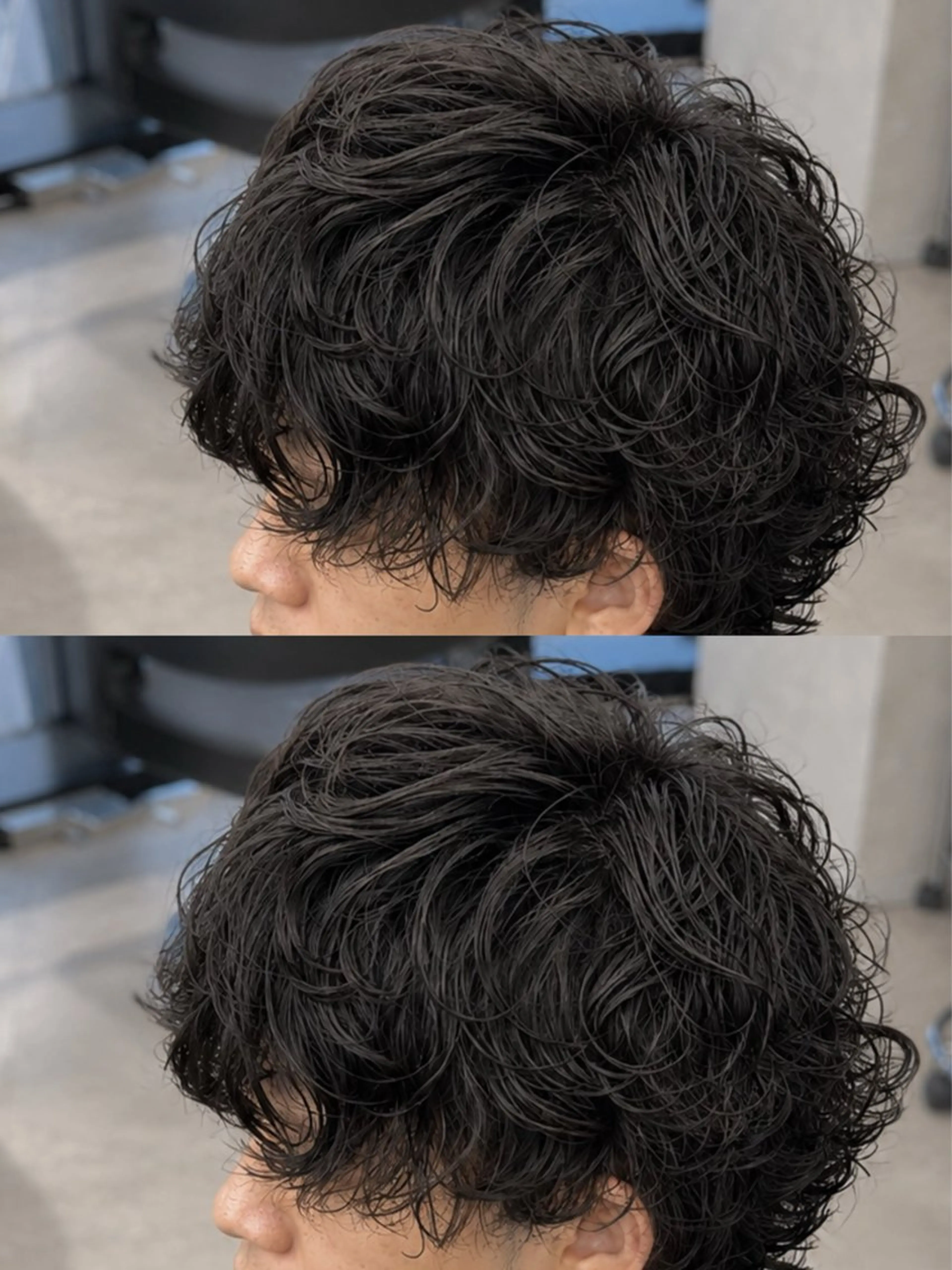 ミディアム パーマ ヘアアレンジ メンズ ミディアムパーマ フェザーパーマ メンズパーマ シャドーパーマ ニュアンスパーマ カット パーマ トリートメント ヘッドスパ ヘアセット 🔥ニュアンス フェザー小林海斗🔥のヘアスタイル