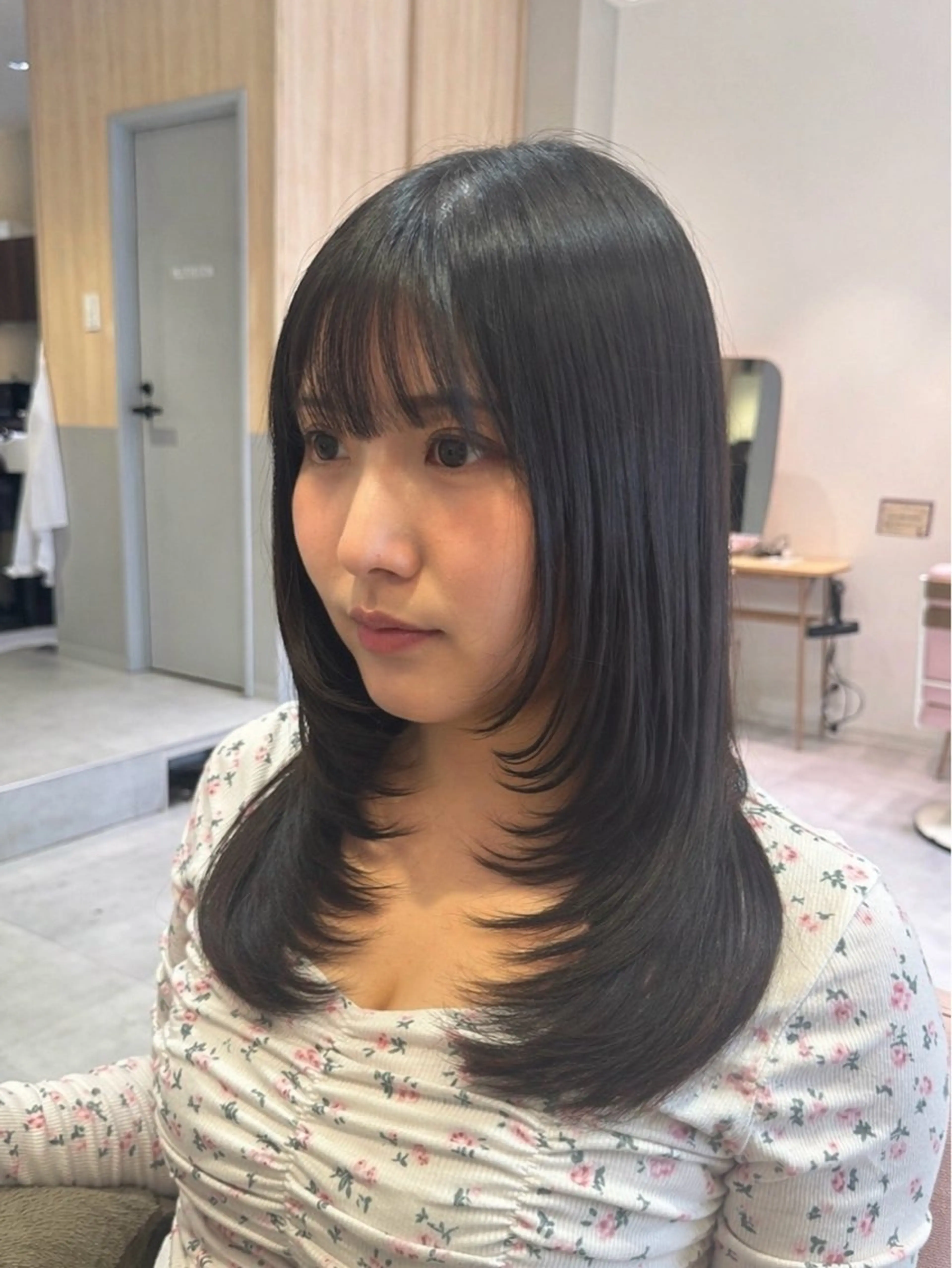 ロング カット トリートメント BELLE by revo所属・𝘀𝗮𝗲 ⑅*/ 艶髪/ショートボブのヘアスタイル