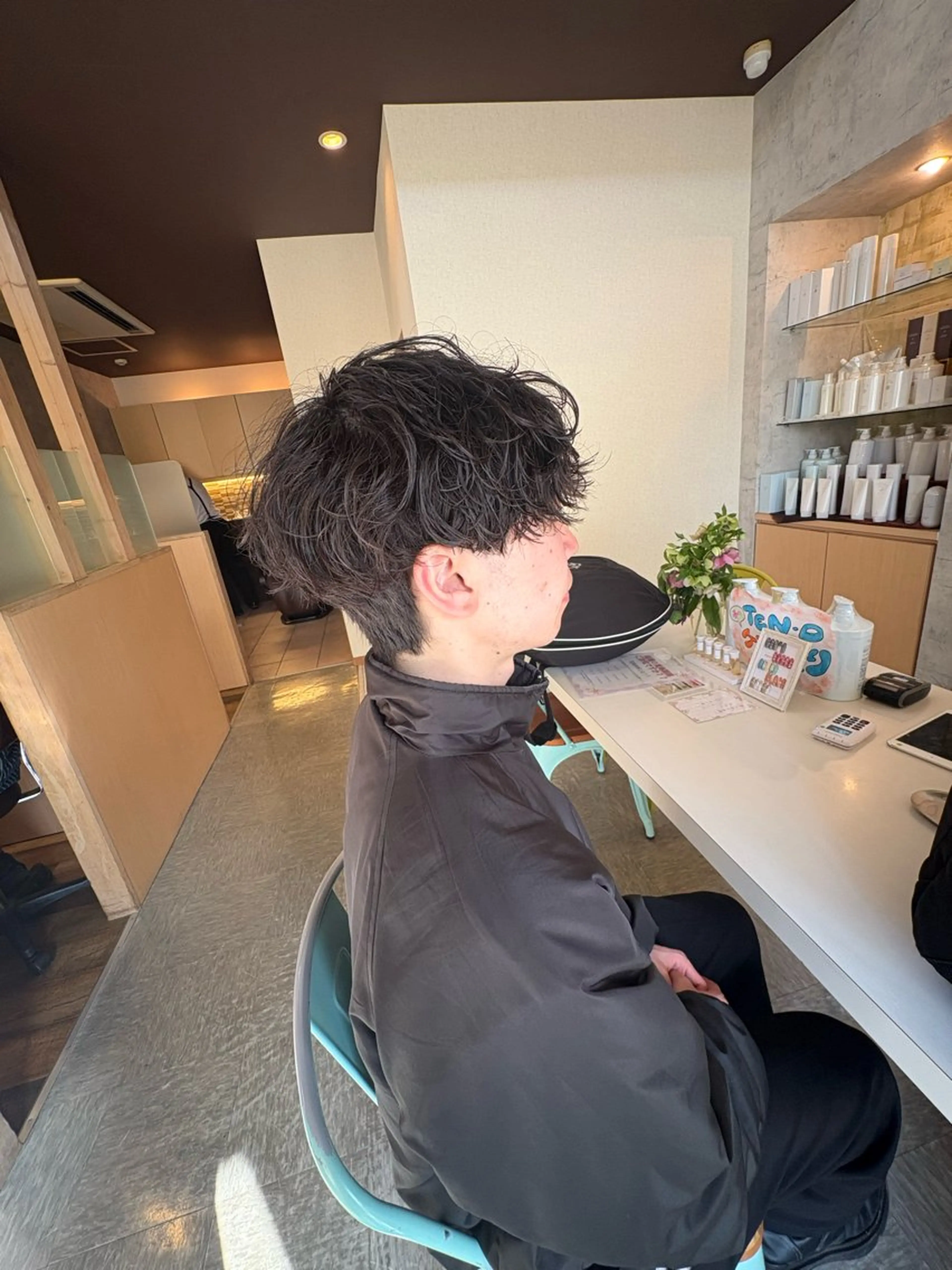 ショート パーマ メンズ メンズパーマ カット パーマ トリートメント 小山内 一馬のヘアスタイル