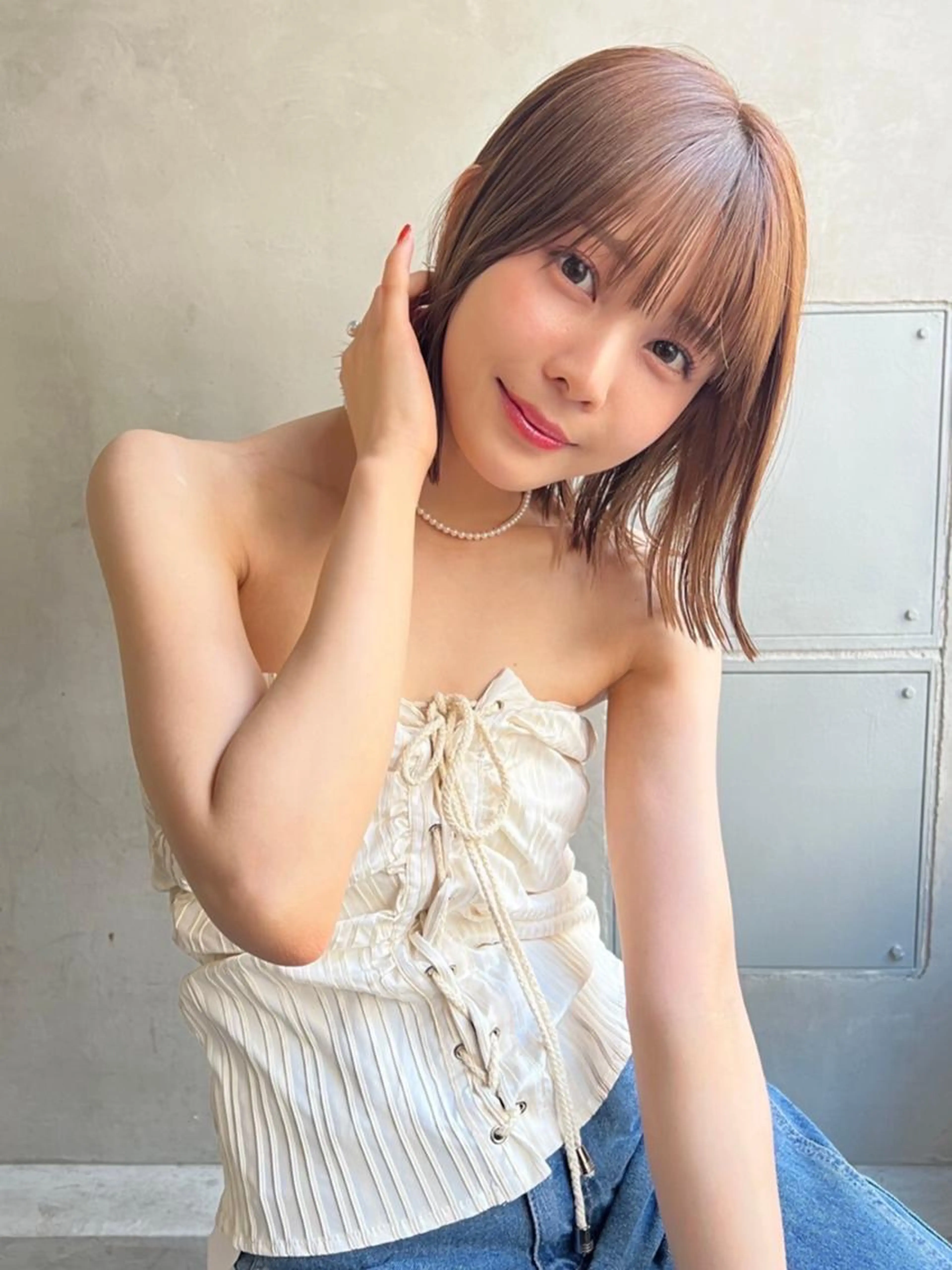 🌈平日限定🌈カット+低アルカリカラー+ディープレイヤー1STEPトリートメント《ロング料金無し》の写真