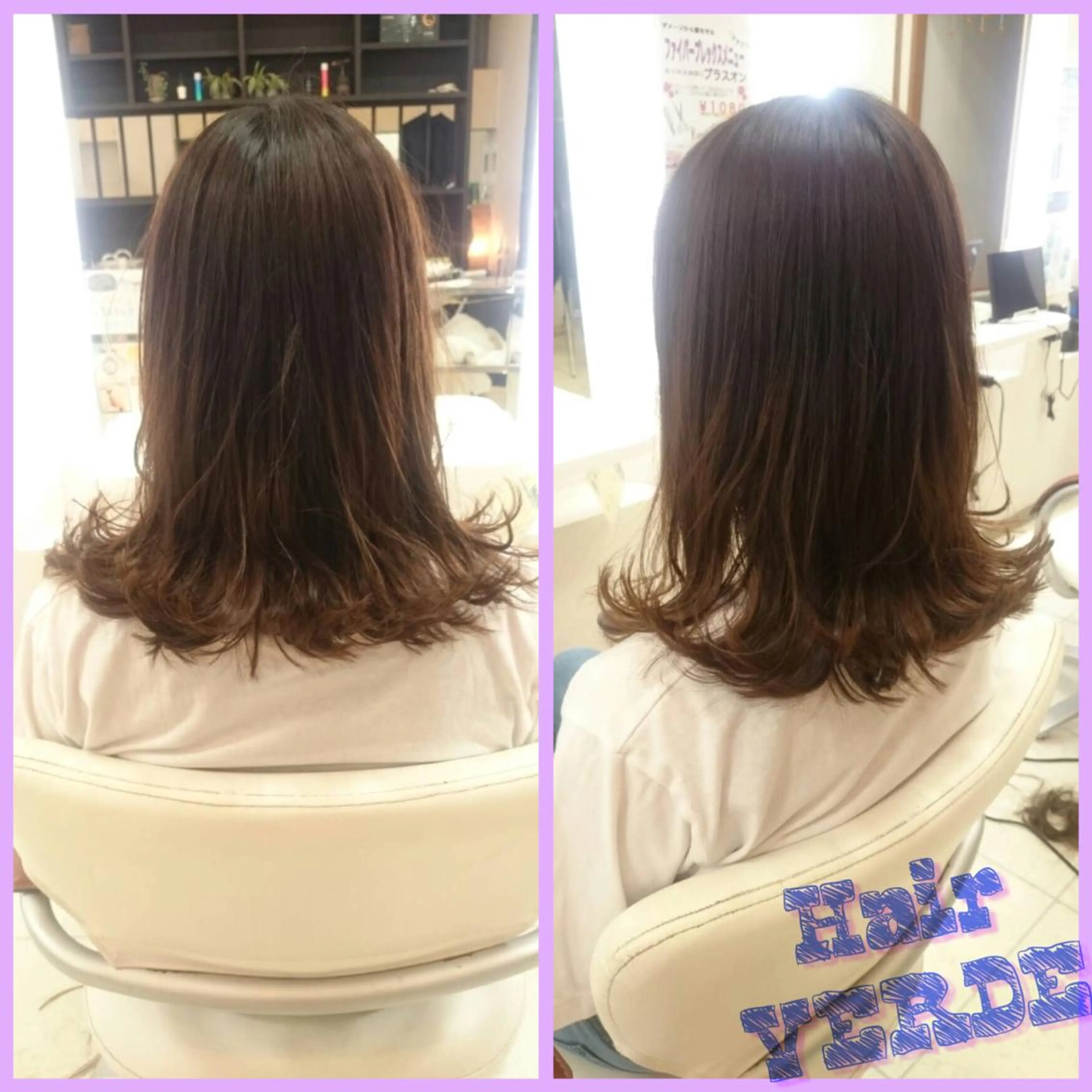 セミロング Hair VERDEのヘアスタイル