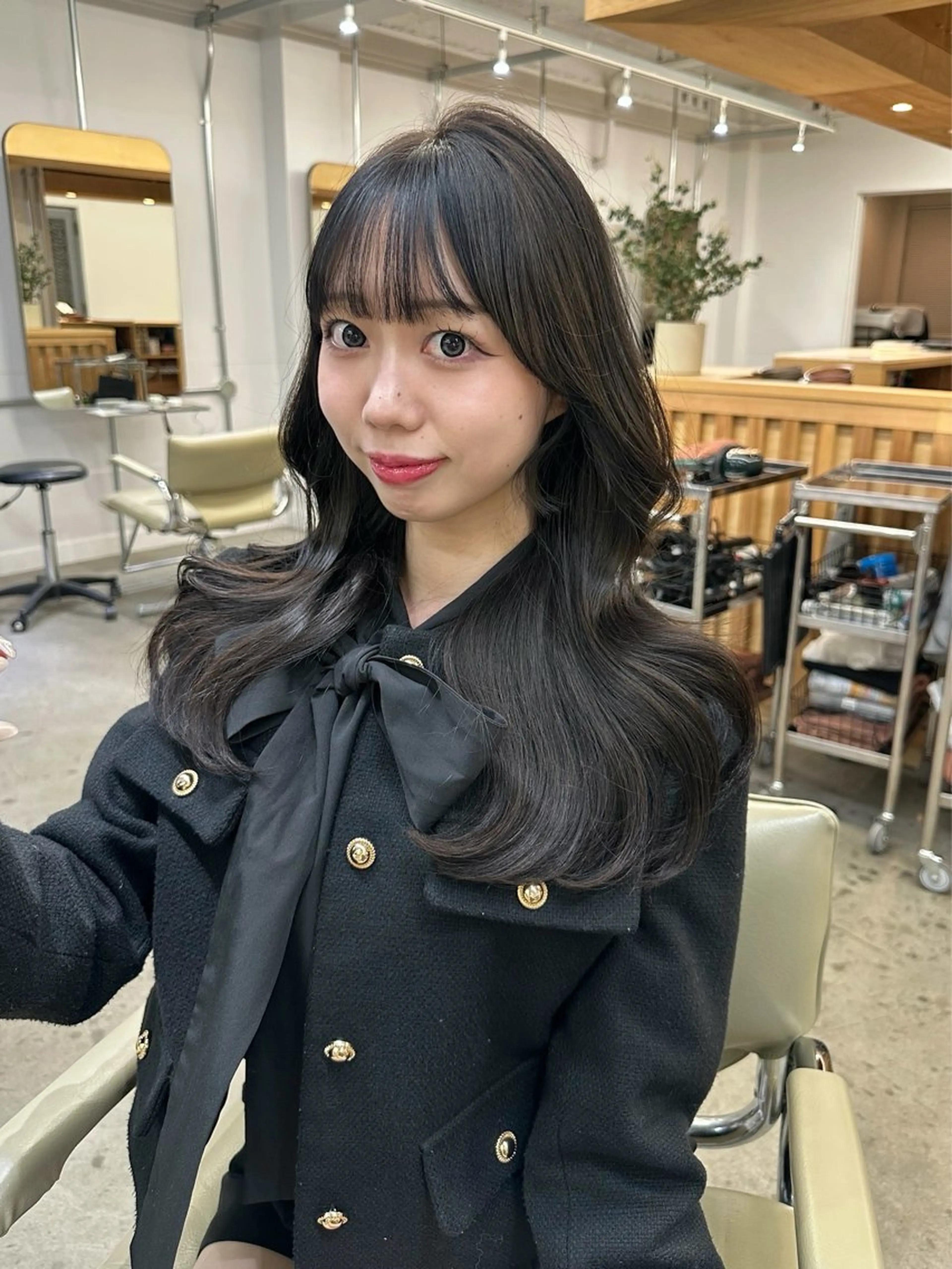 ロング カラー グレージュ レイヤーカット カットモデル募集中 ／HARUKA🎀のヘアスタイル