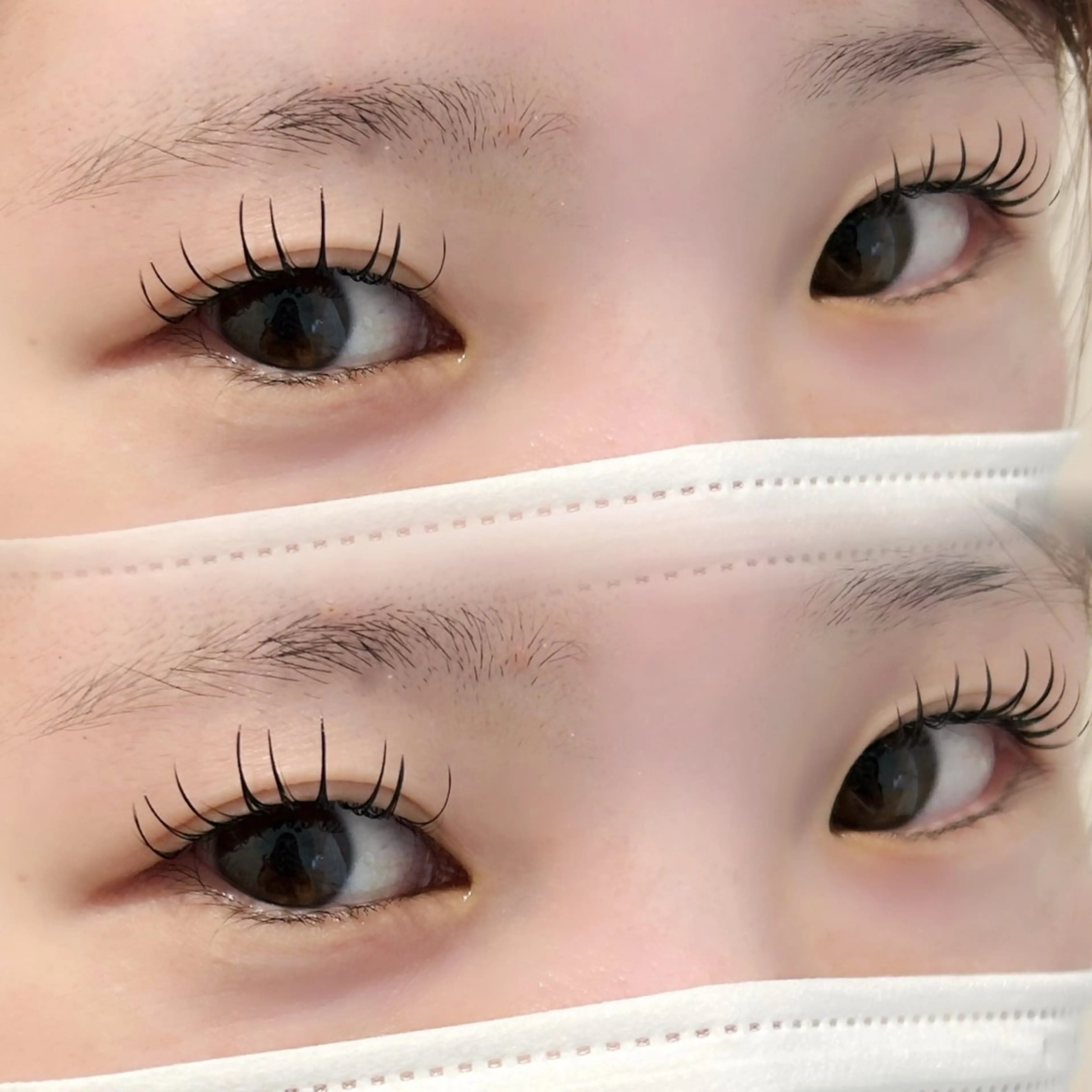 【 韓ドル束感セット🇰🇷🫧】  束感まつ毛エクステ×美容液コーティング剤お持ち帰り付き ⟡.·の写真