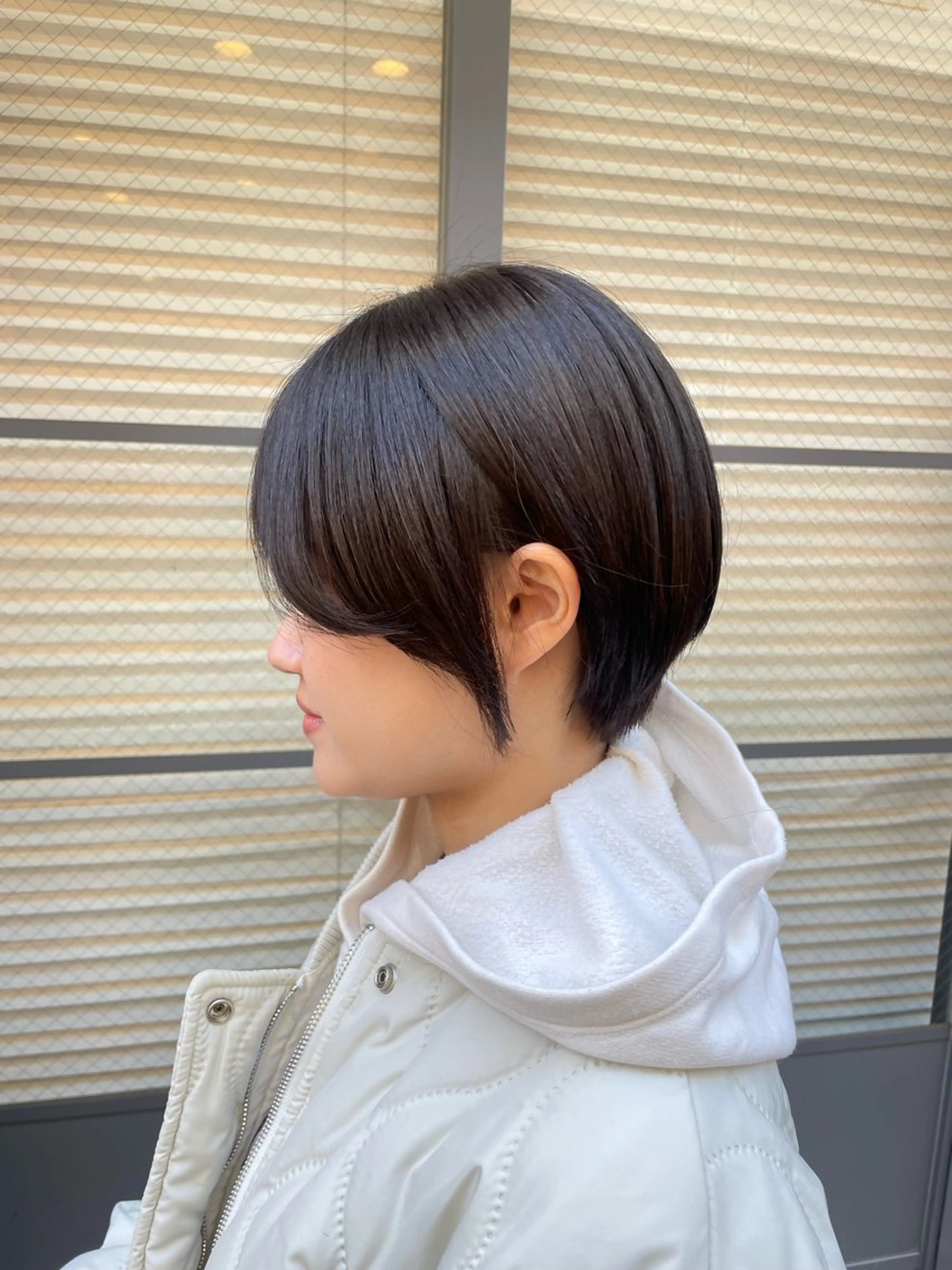 ショート ショートボブ ボブ ショートヘア カット トリートメント 🌷【暖色艶カラー】 shiori🌷のヘアスタイル