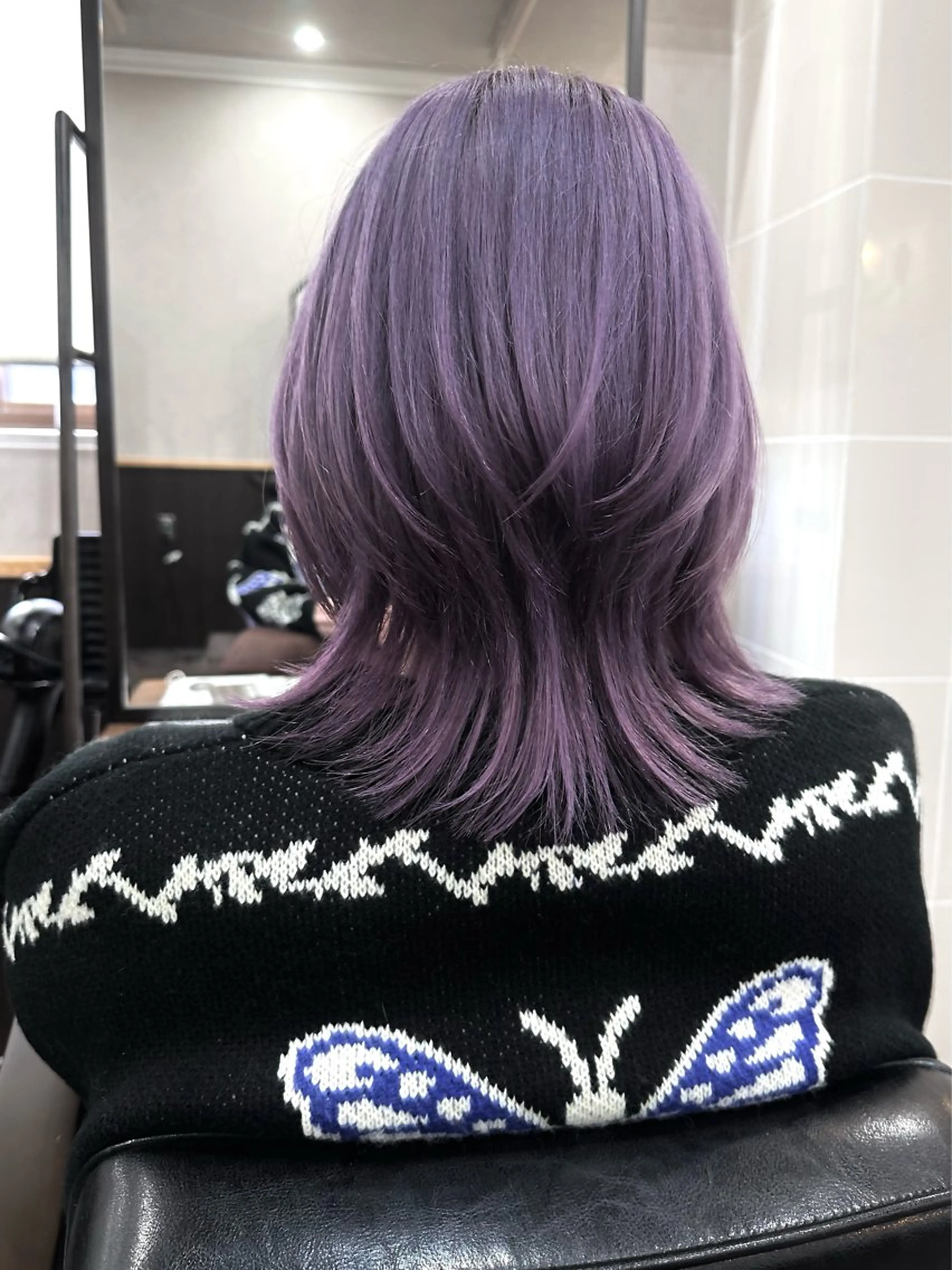 ミディアム カット ヘアカラー トリートメント 💖透明感カラー HAYATO💖のヘアスタイル