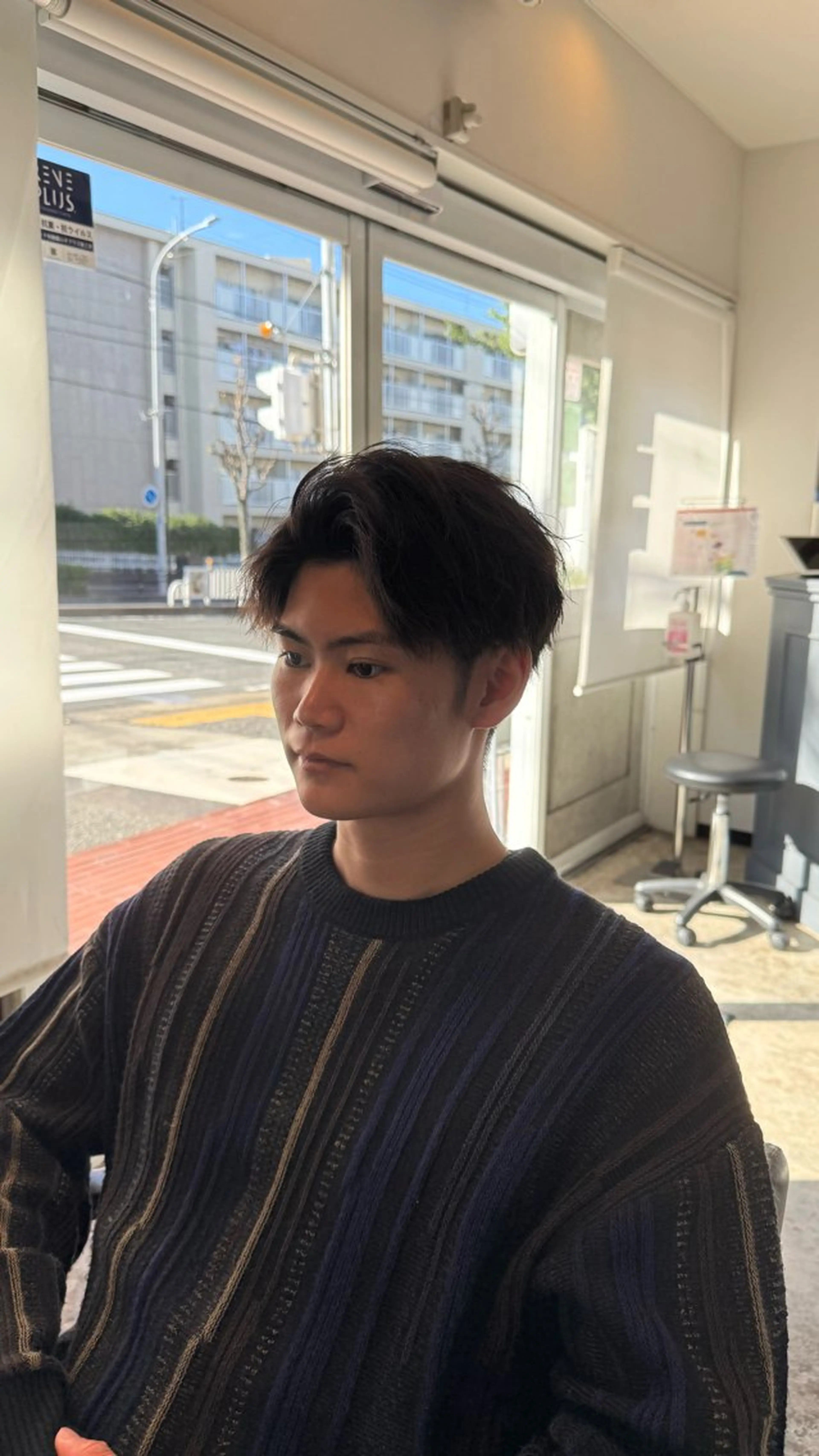 ショート メンズ センターパート 刈り上げ メンズ専門 Ryukiのヘアスタイル