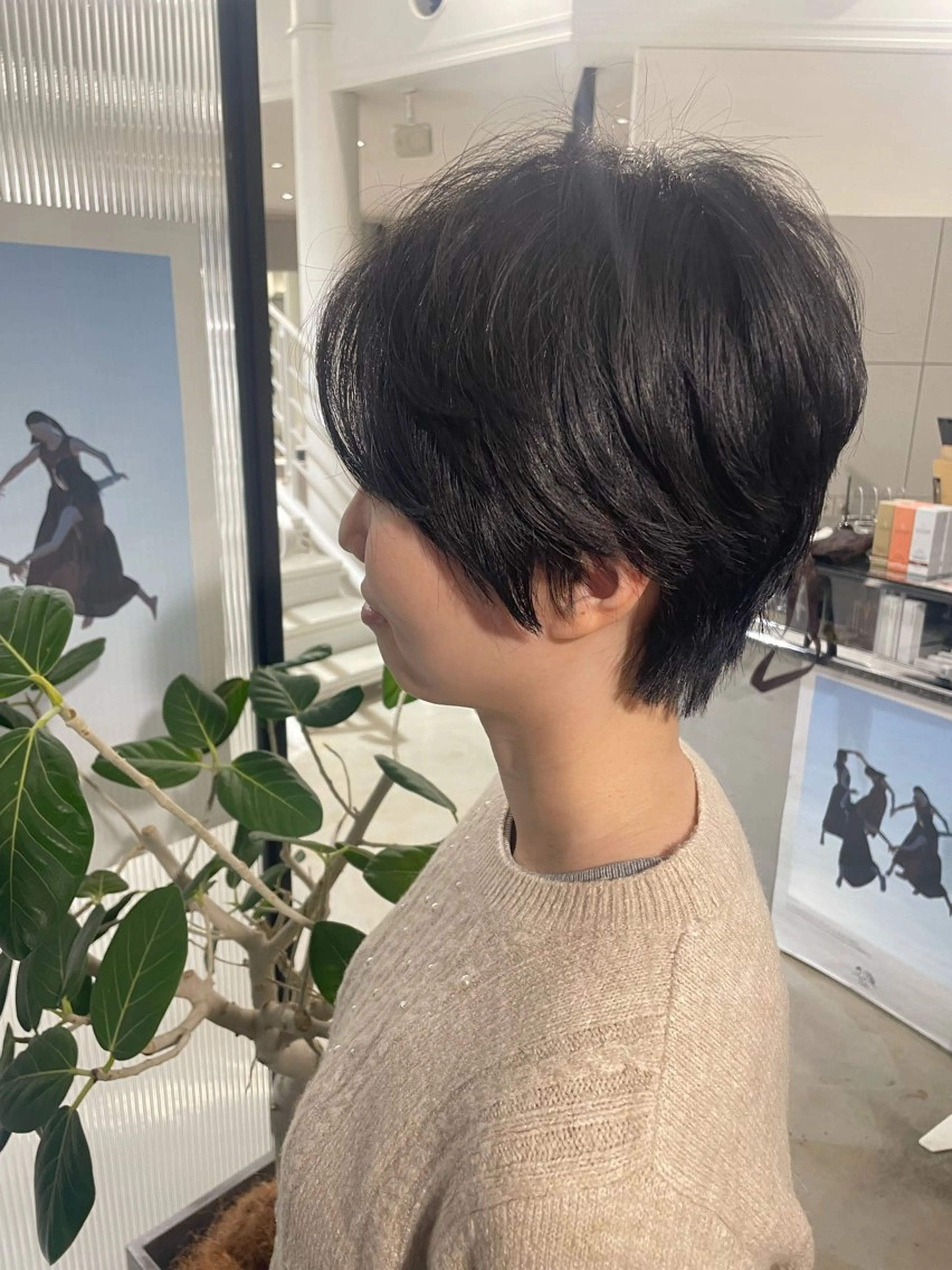 ショート パーマ カット／ブリーチ🐏 モデル募集中 ナナホのヘアスタイル