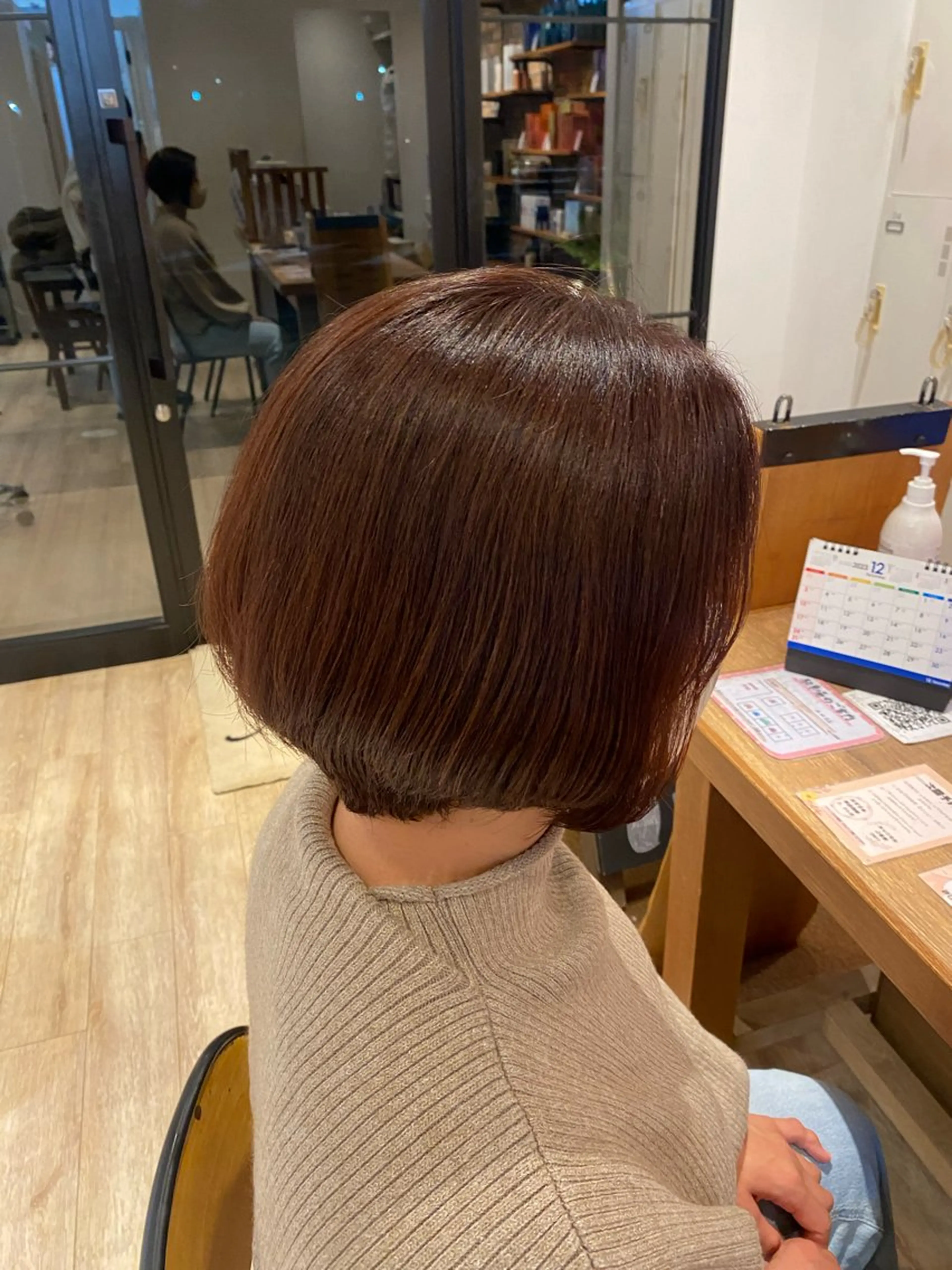 ショート カット ヘアカラー 🪞艶カラー/ボブ/ 矯正/高橋亜実🪞のヘアスタイル