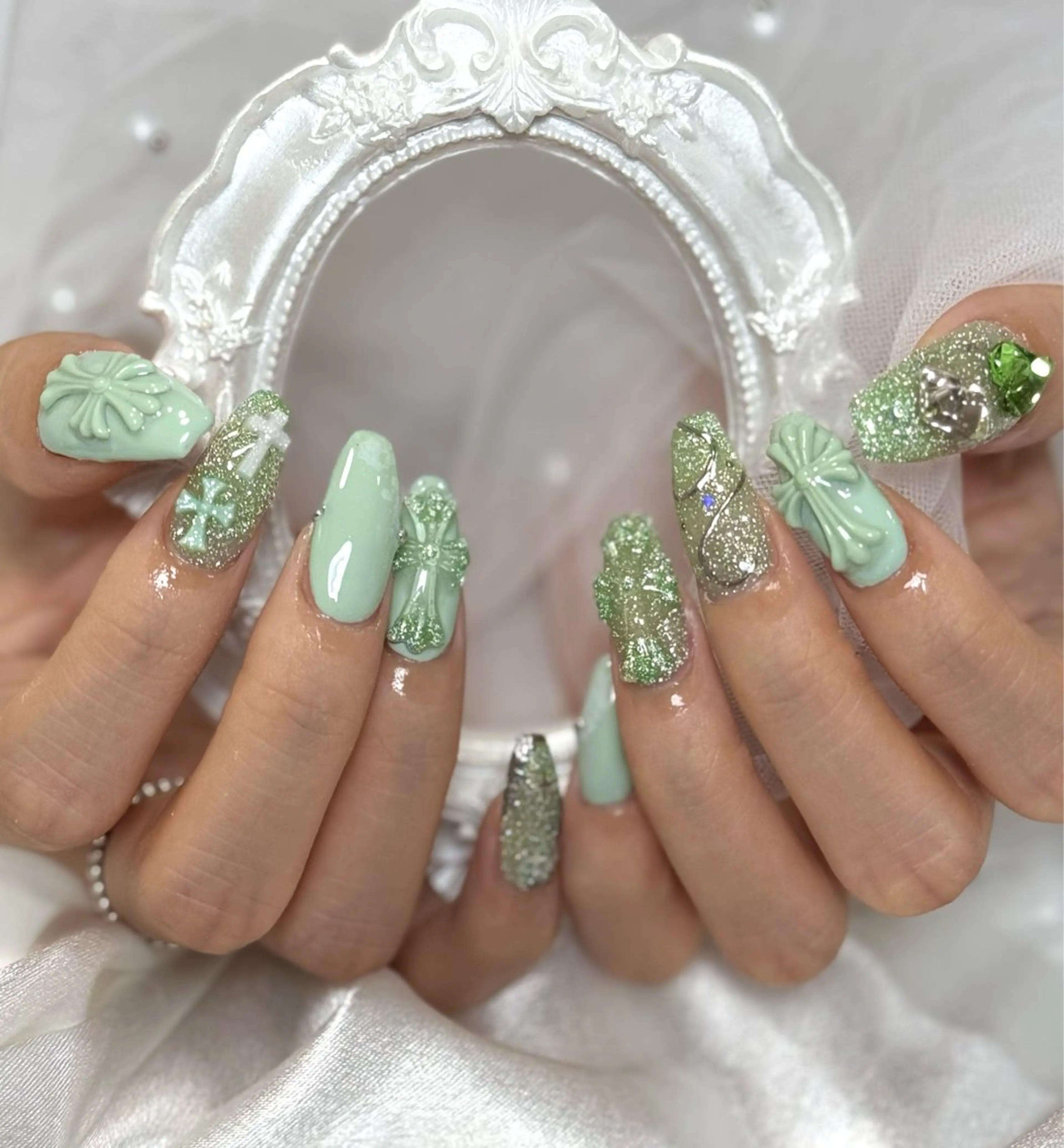 ネイル ハンドネイル salon luge あめ🍬のネイルデザイン