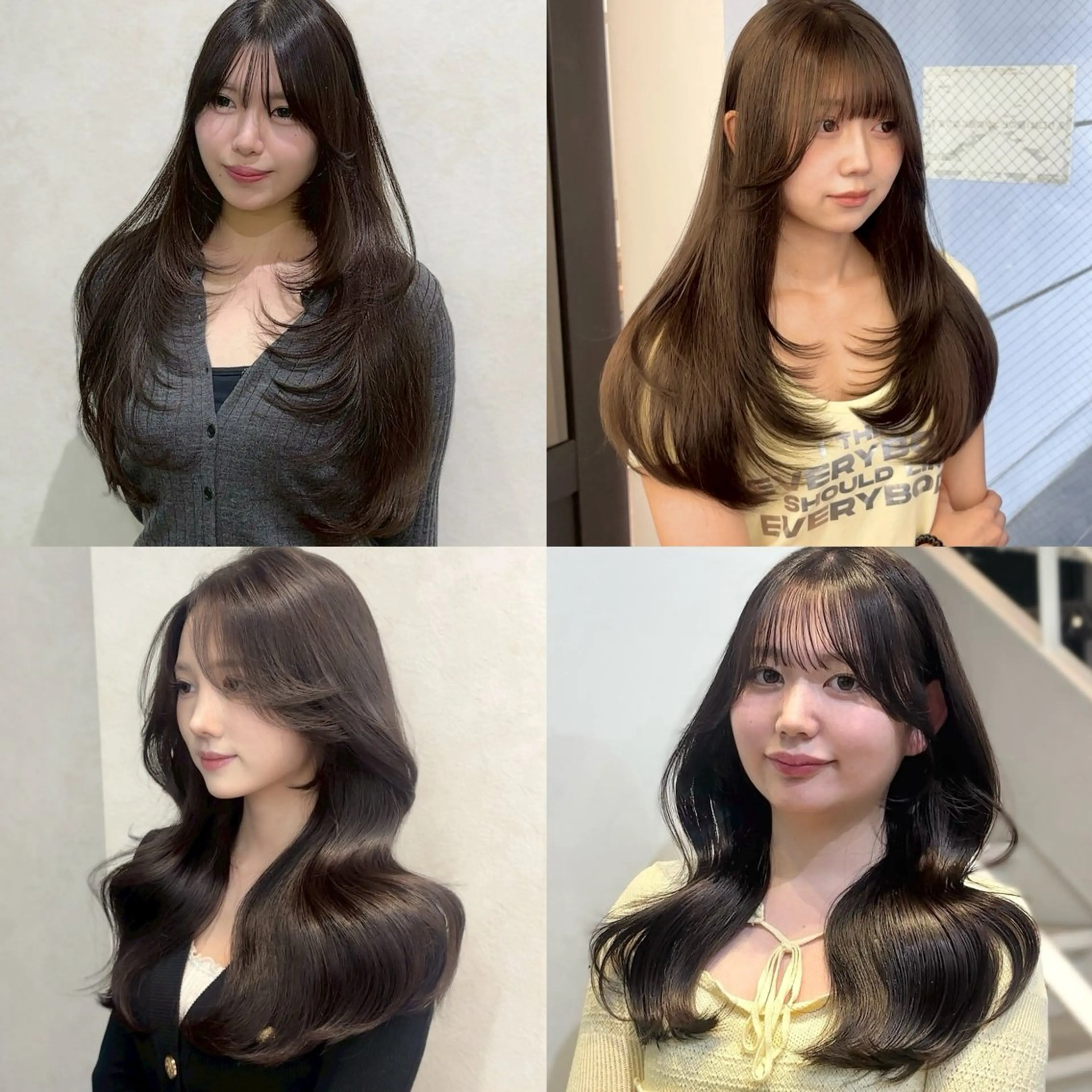 4月限定‼️ 【ロングの方限定】  韓国レイヤーカット＋ 2stepトリートメント💎           ⚠️補足説明の写真