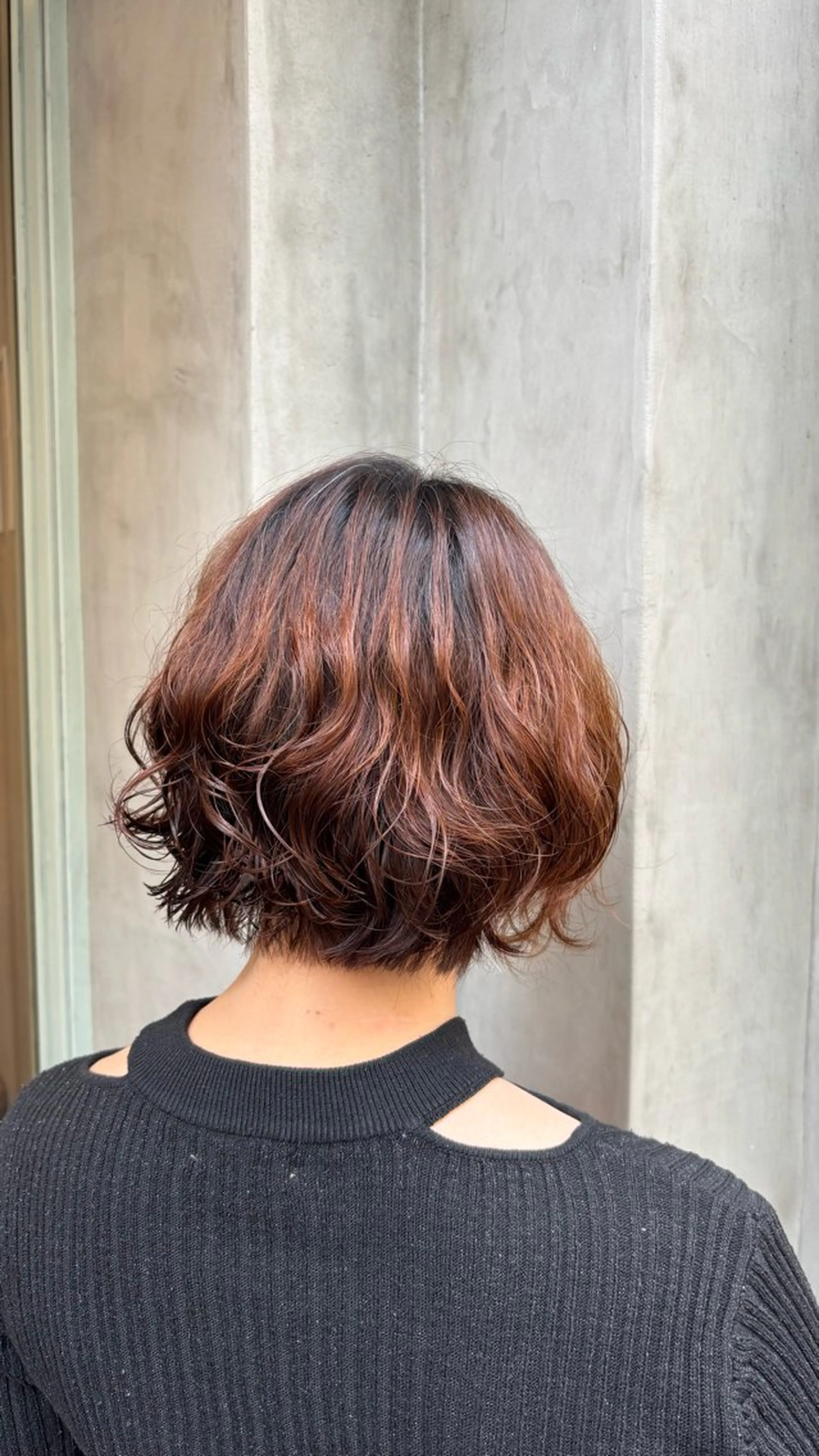セミロング パーマ カット パーマ EARTH三鷹 KOKOROのヘアスタイル