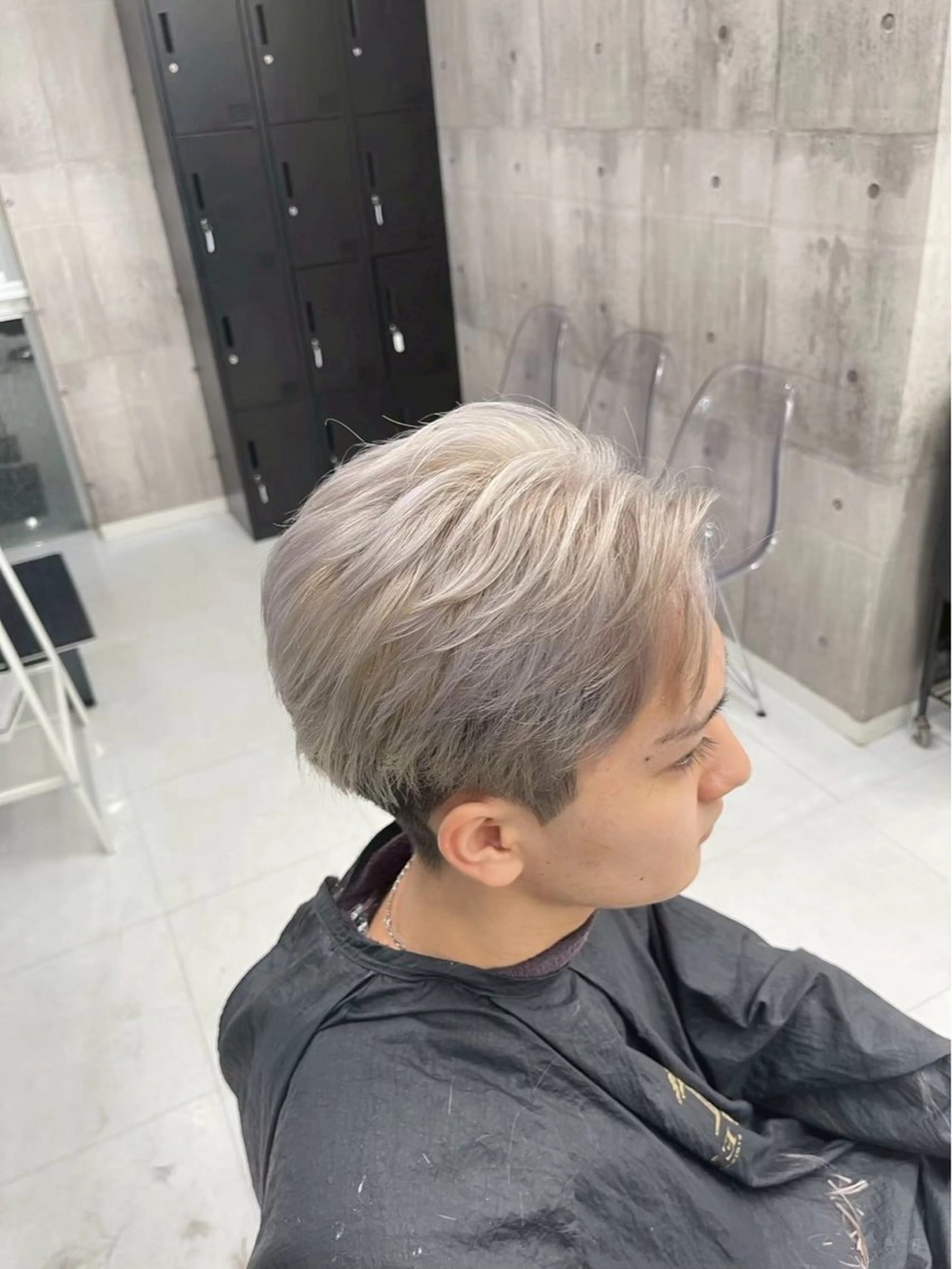 メンズ ❄️【透明感カラー】 カノ❄️のヘアスタイル